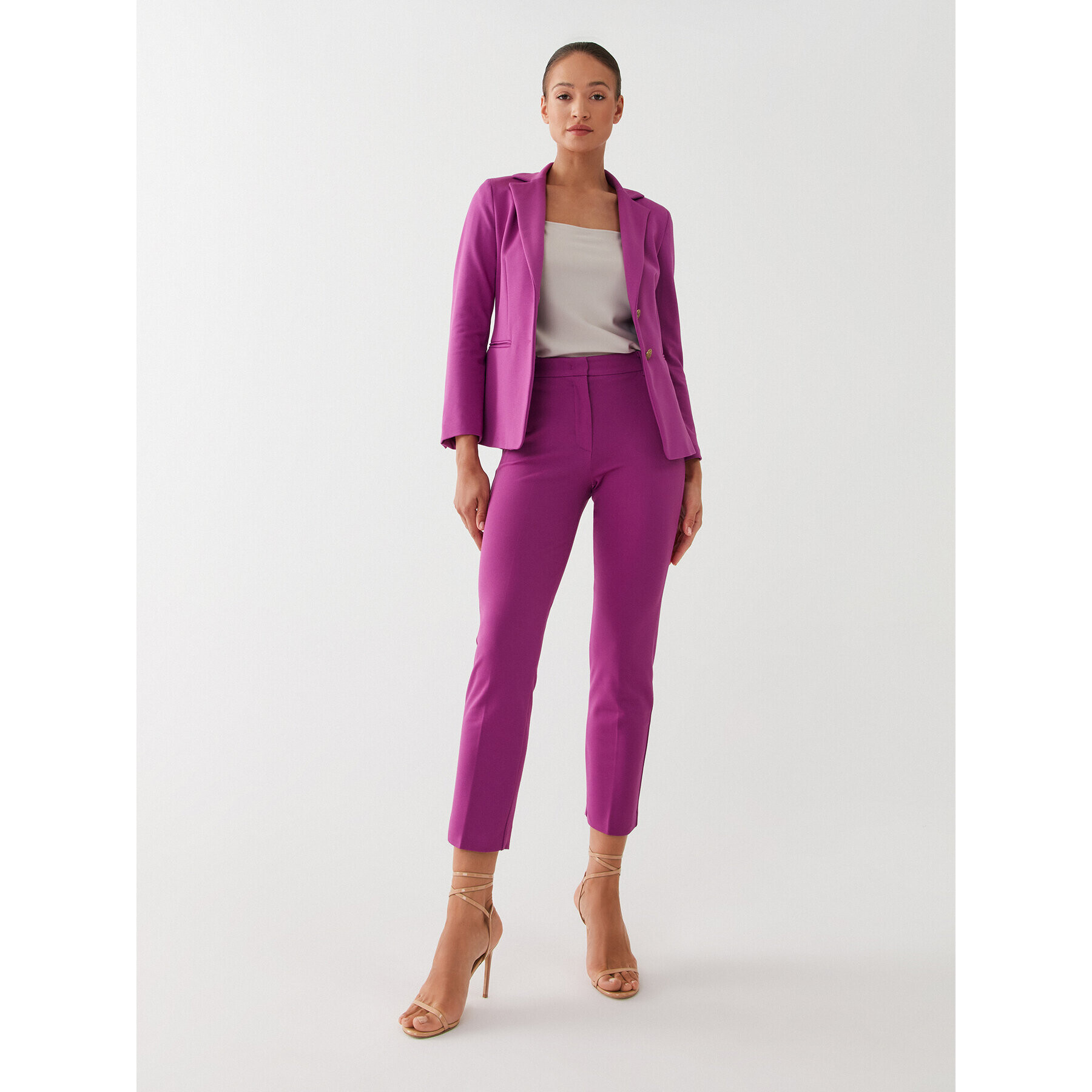 Marella Текстилни панталони Raphael 2337860337200 Розов Regular Fit - Pepit.bg