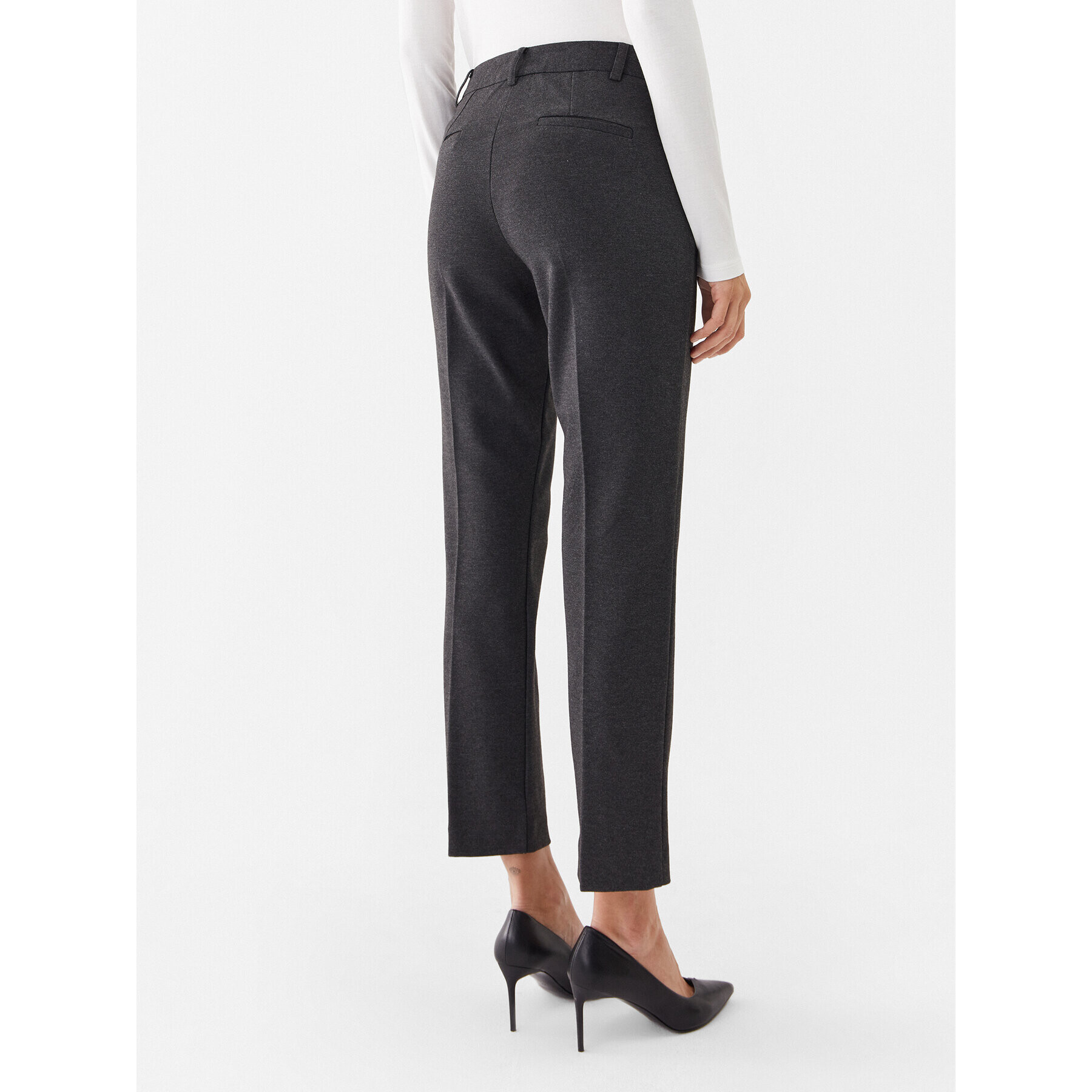 Marella Текстилни панталони Raphael 2337860337200 Сив Regular Fit - Pepit.bg