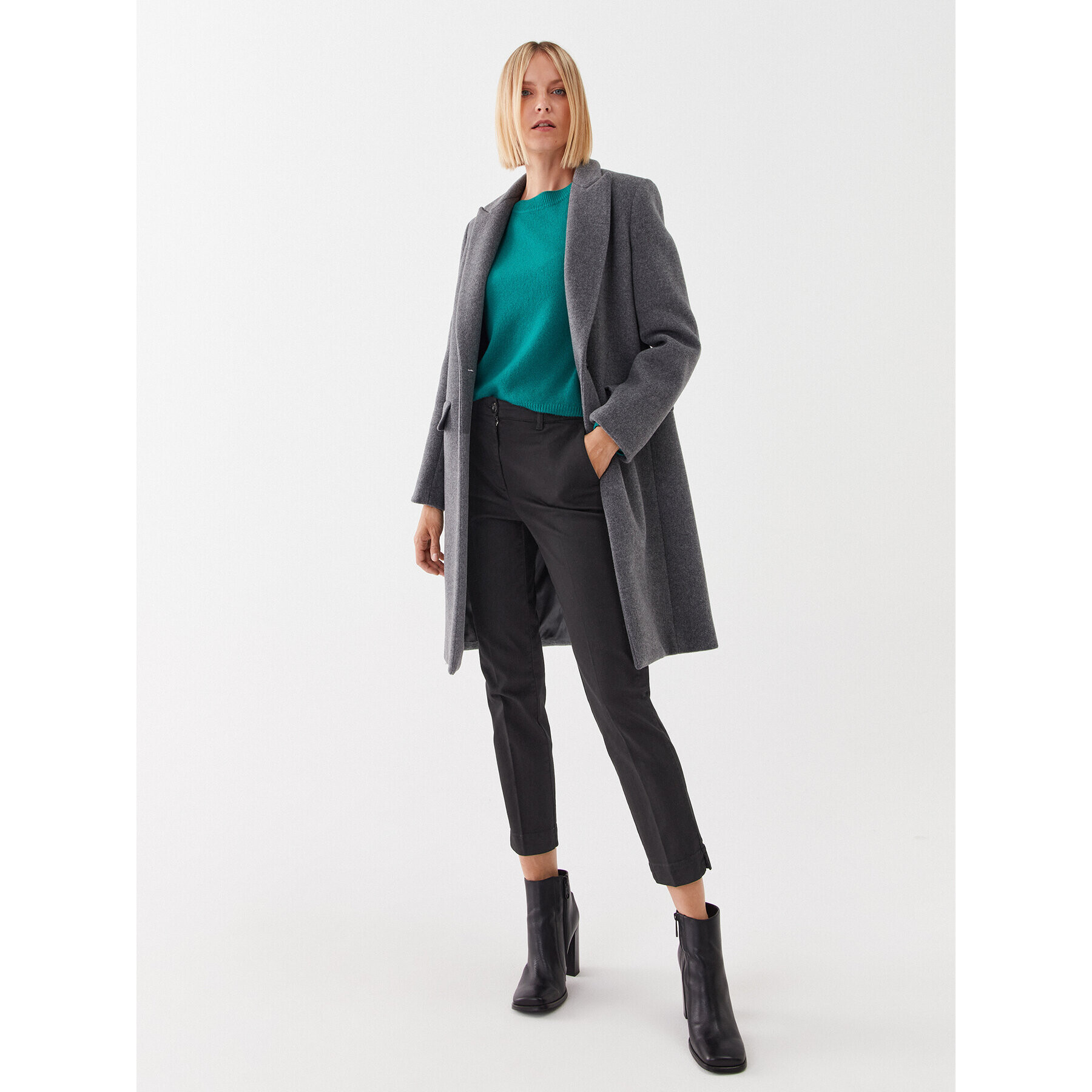 Marella Текстилни панталони Rapid 2331361237200 Черен Regular Fit - Pepit.bg