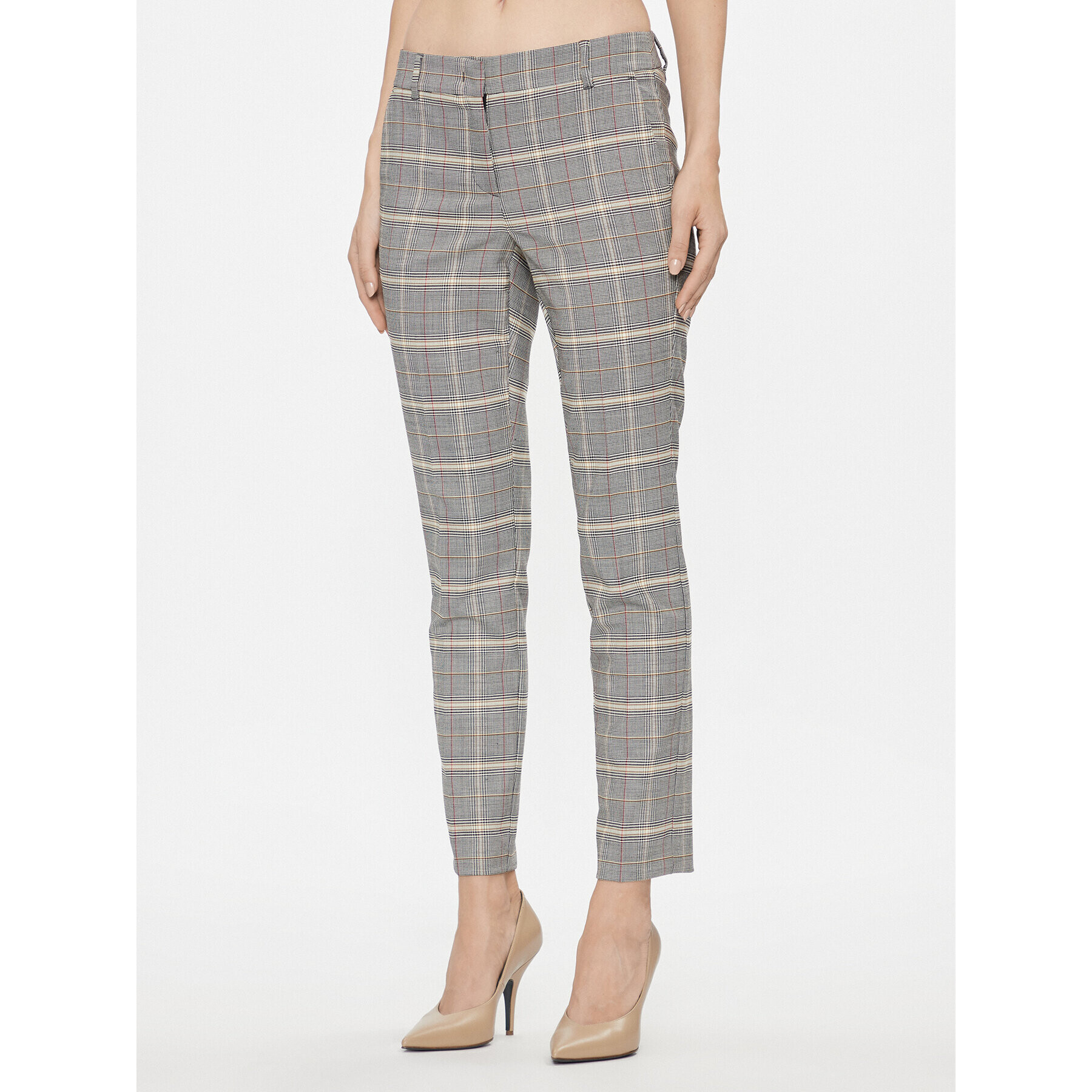 Marella Текстилни панталони Scherma 2331362336200 Сив Regular Fit - Pepit.bg
