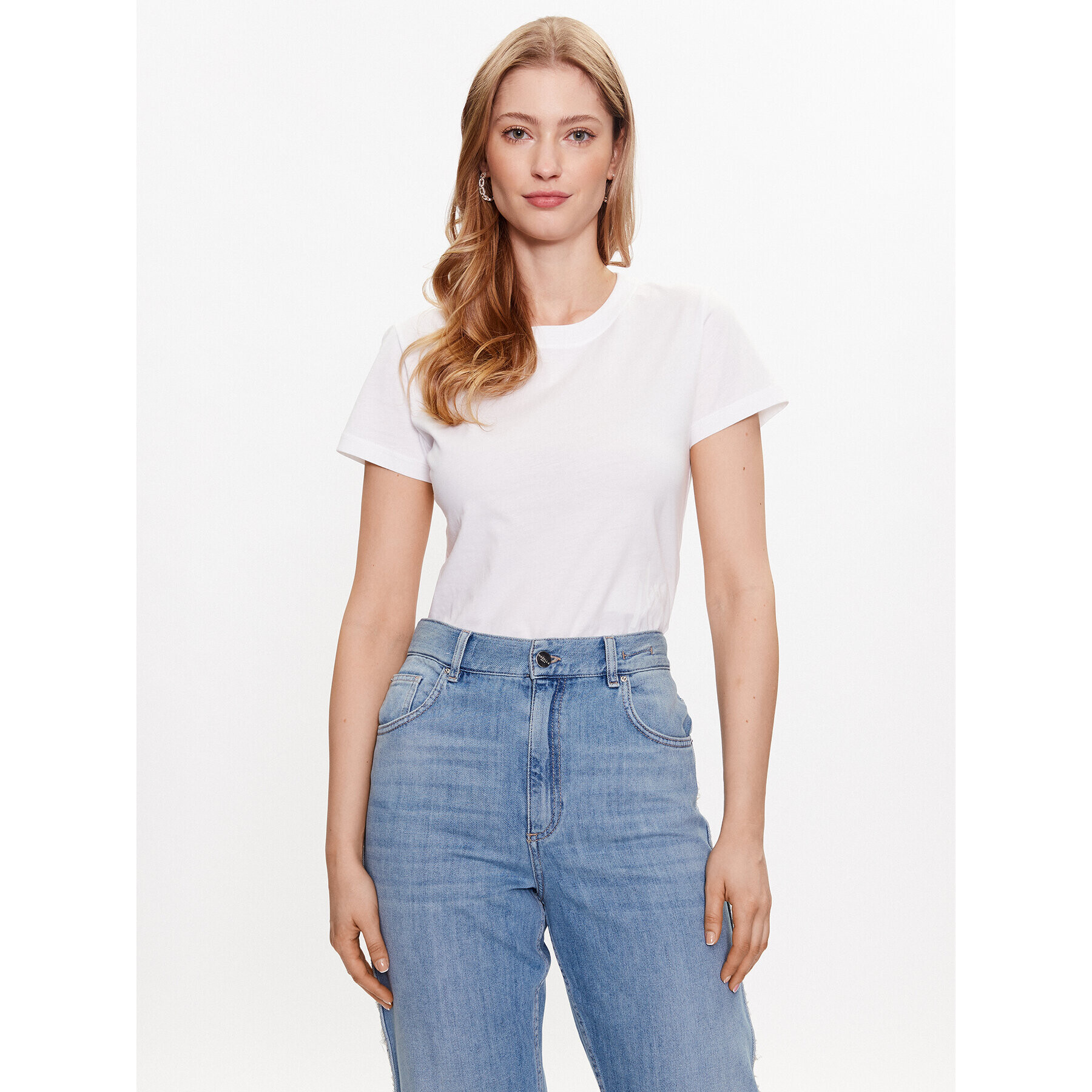 Marella Тишърт Agito 2339710135 Бял Regular Fit - Pepit.bg
