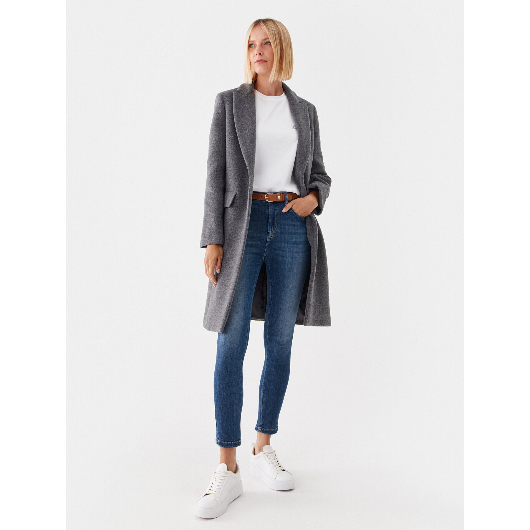Marella Тишърт Bill 2339760437200 Бял Regular Fit - Pepit.bg