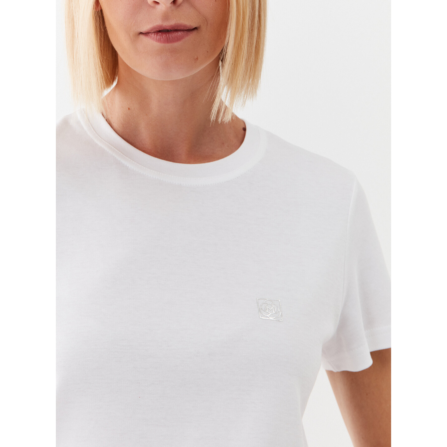 Marella Тишърт Bill 2339760437200 Бял Regular Fit - Pepit.bg