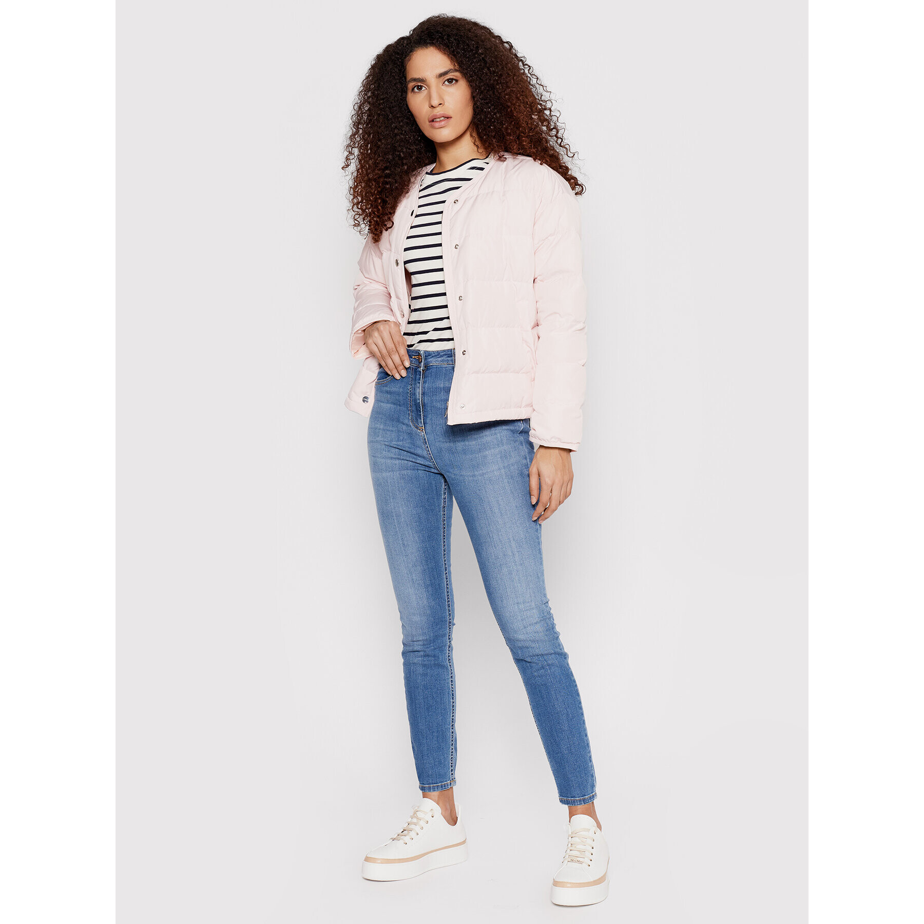 Marella Тишърт Flauto 39710224 Бял Regular Fit - Pepit.bg