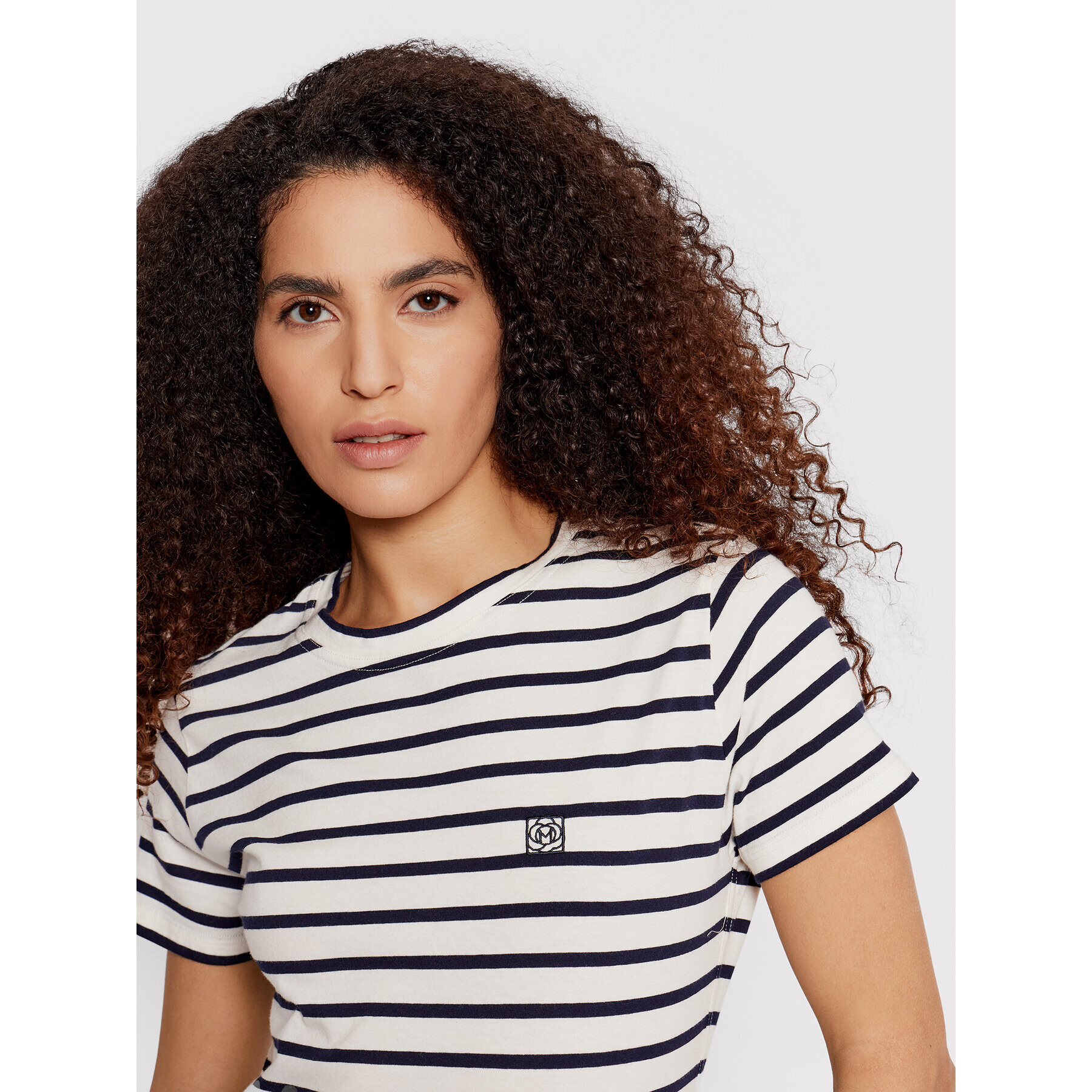 Marella Тишърт Flauto 39710224 Бял Regular Fit - Pepit.bg