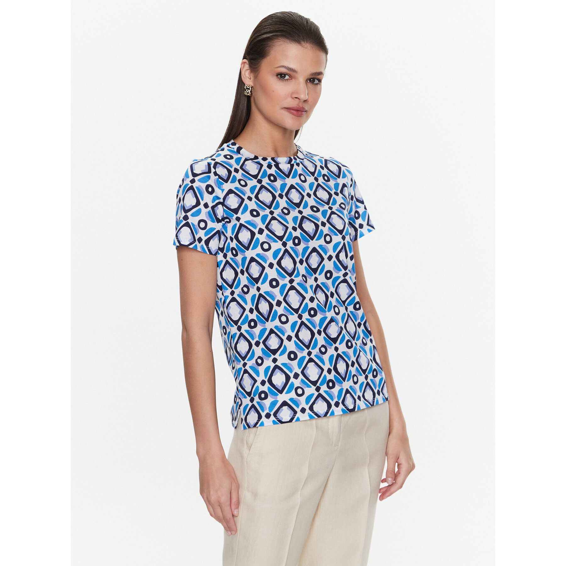 Marella Тишърт Lisbona 2339710232 Тъмносин Regular Fit - Pepit.bg