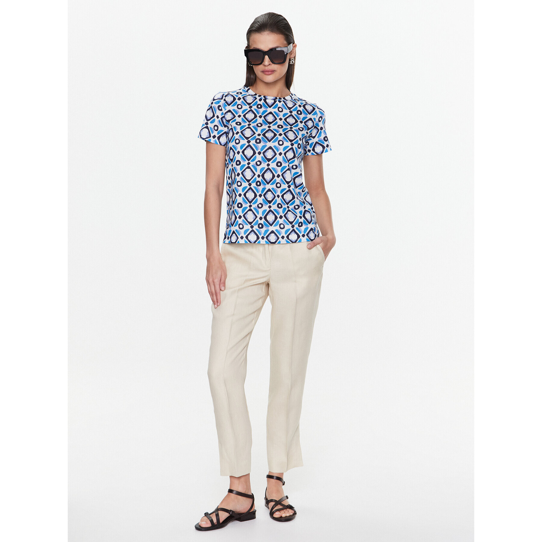 Marella Тишърт Lisbona 2339710232 Тъмносин Regular Fit - Pepit.bg