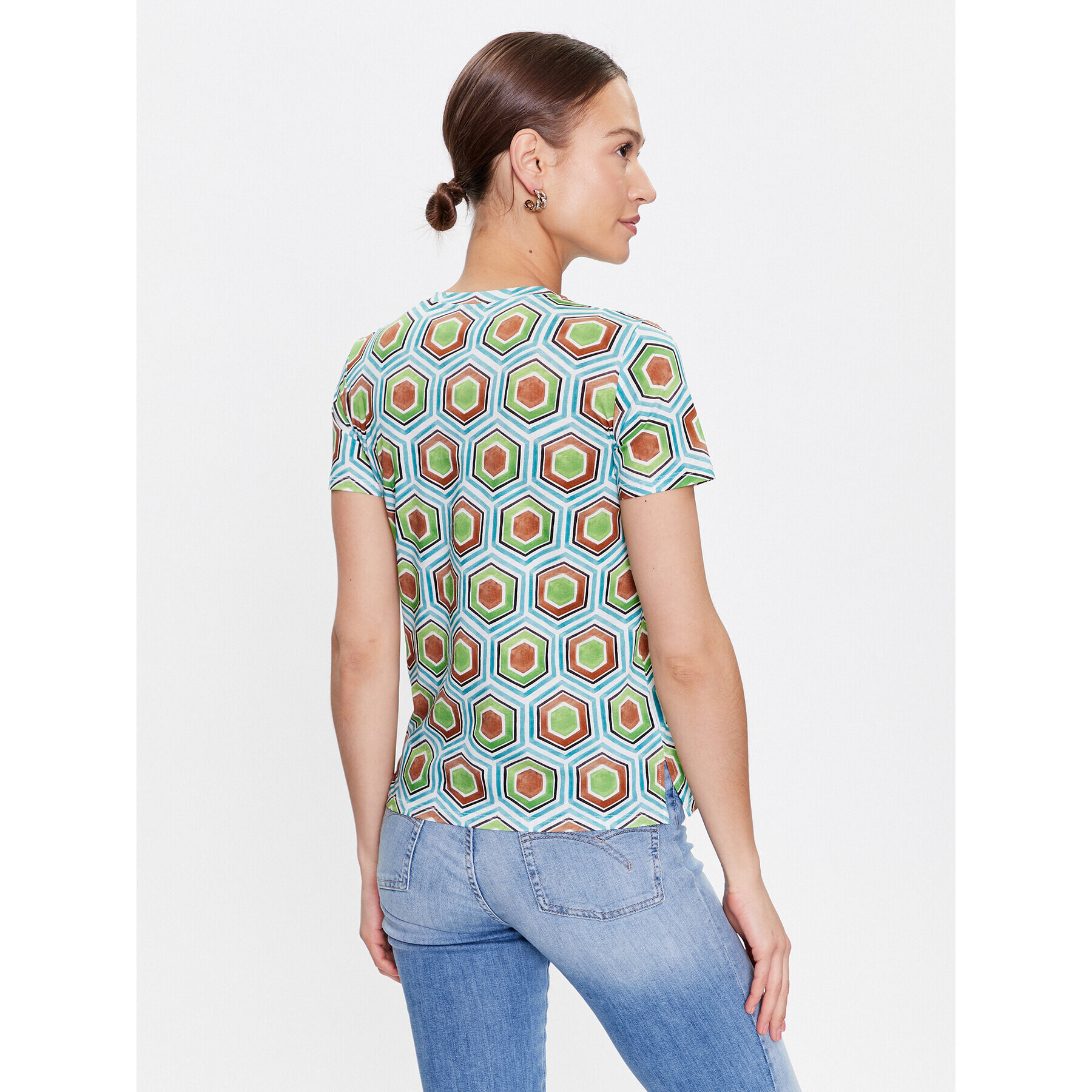 Marella Тишърт Olimpia 2339710331 Зелен Regular Fit - Pepit.bg
