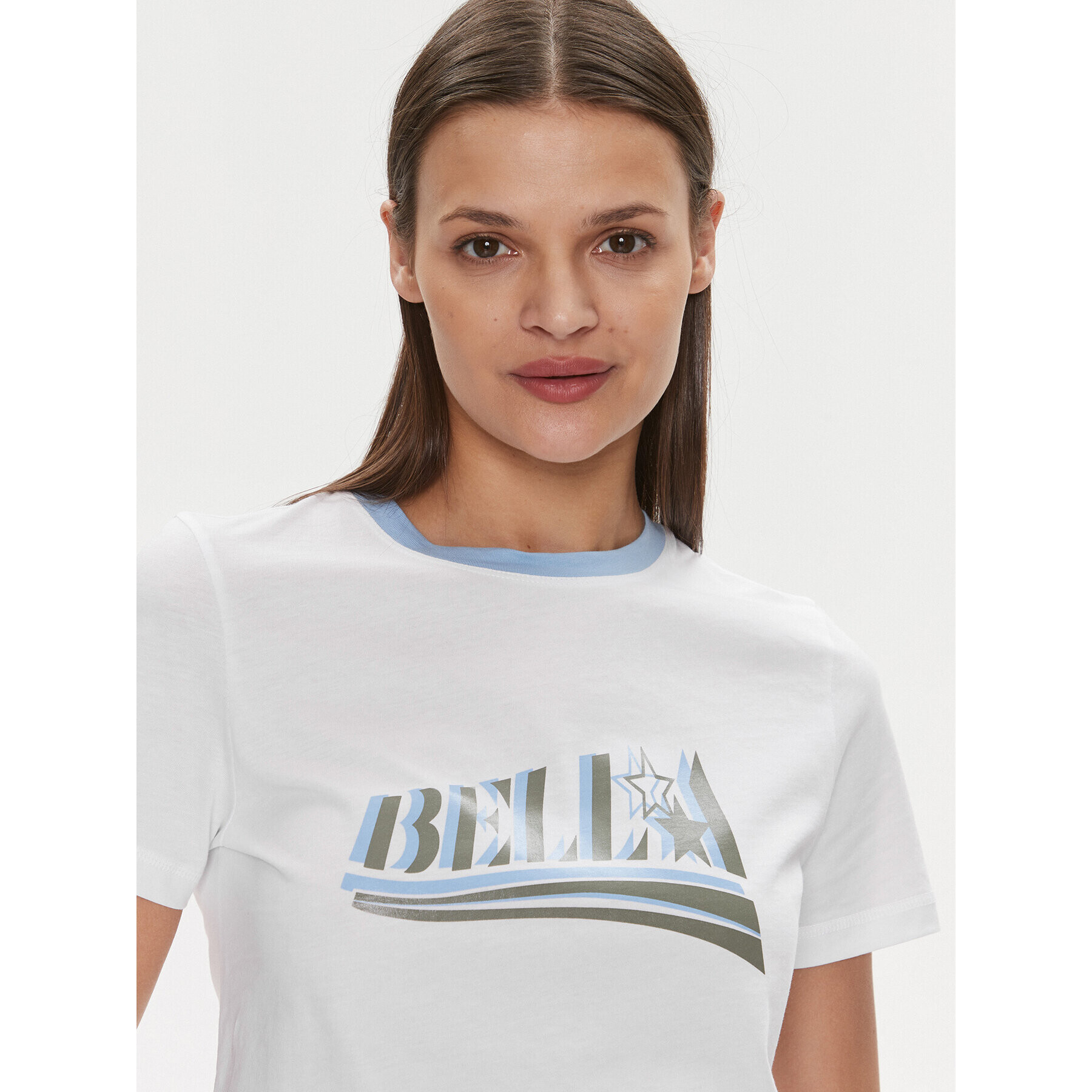 Marella Тишърт Oste 2413971084 Бял Regular Fit - Pepit.bg
