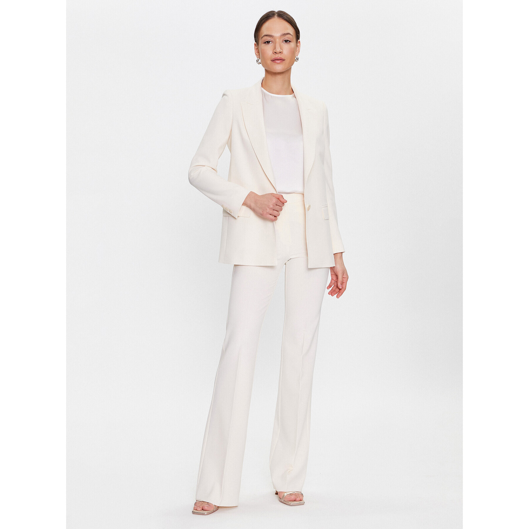 Marella топ Ovada 2331610131 Бял Regular Fit - Pepit.bg