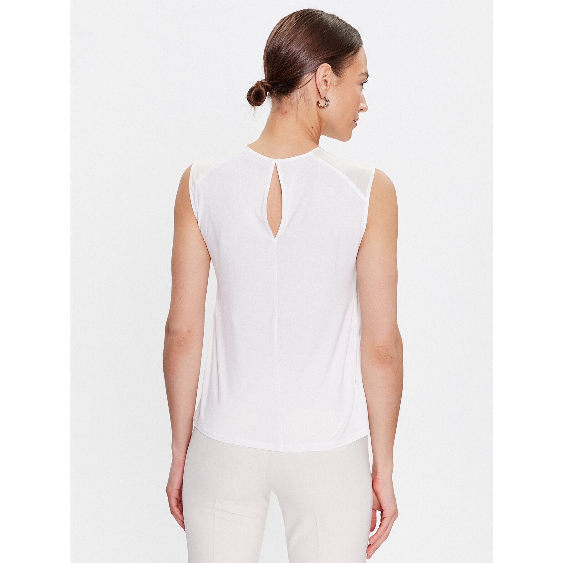 Marella топ Ovada 2331610131 Бял Regular Fit - Pepit.bg