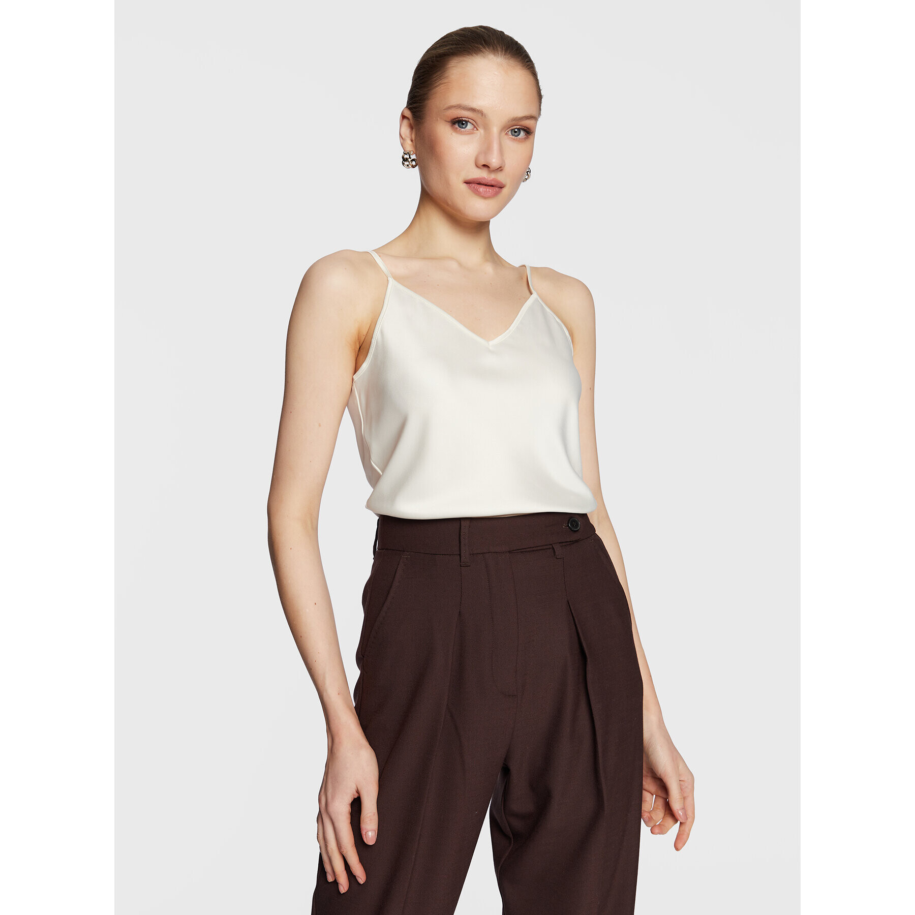 Marella топ Rolf 31660129 Бял Regular Fit - Pepit.bg