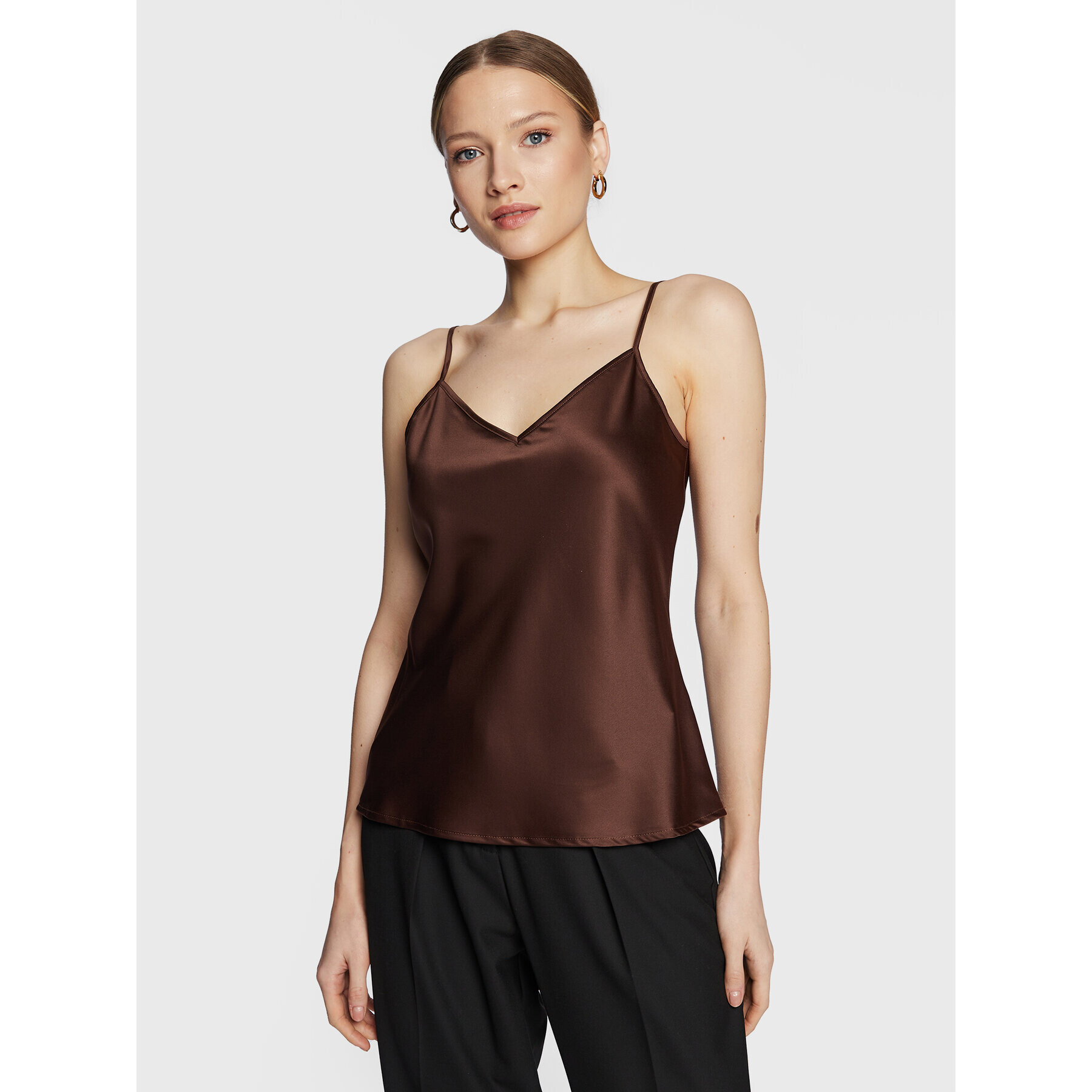 Marella топ Rolf 31660129 Кафяв Regular Fit - Pepit.bg