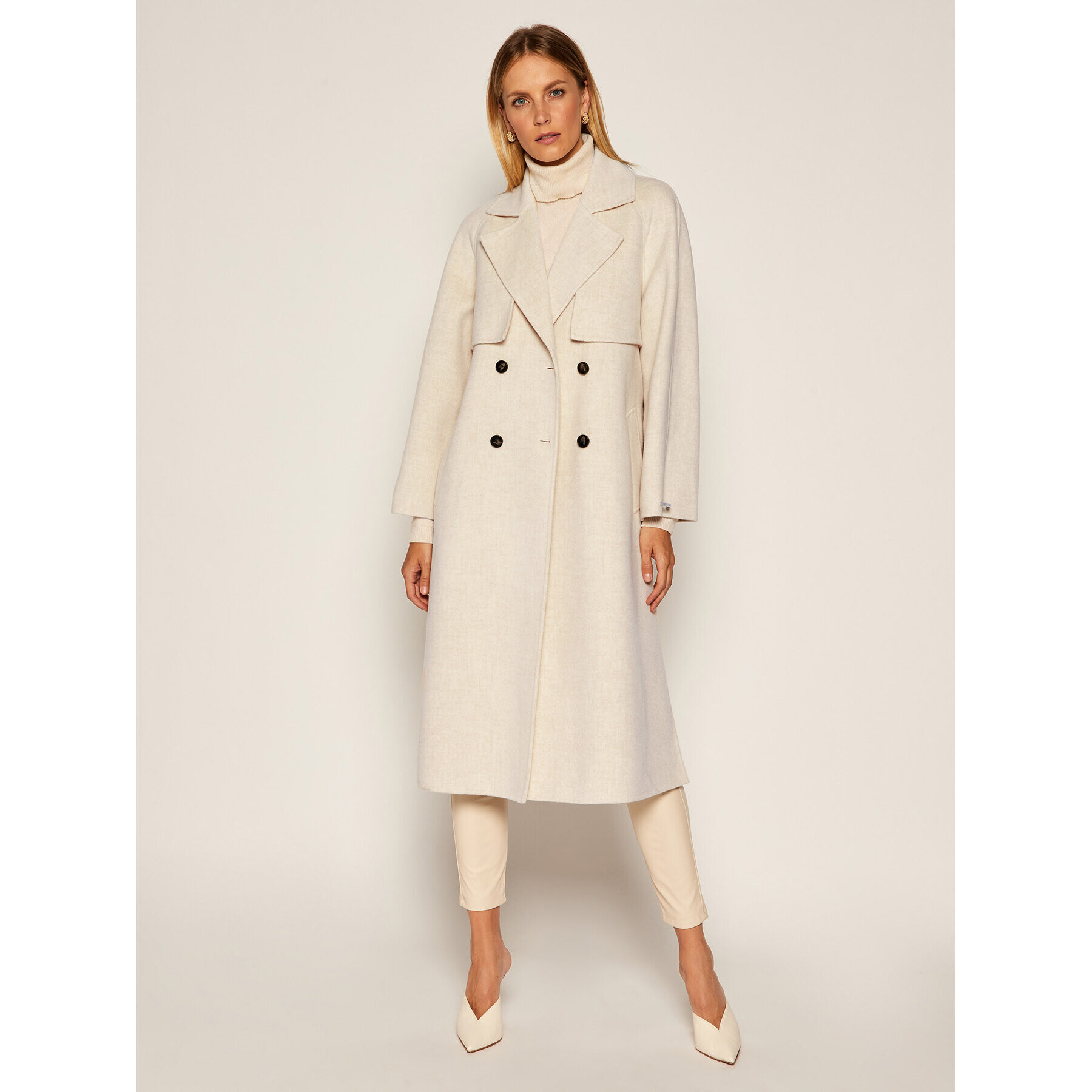 Marella Тренч Estro 30160106 Бежов Regular Fit - Pepit.bg