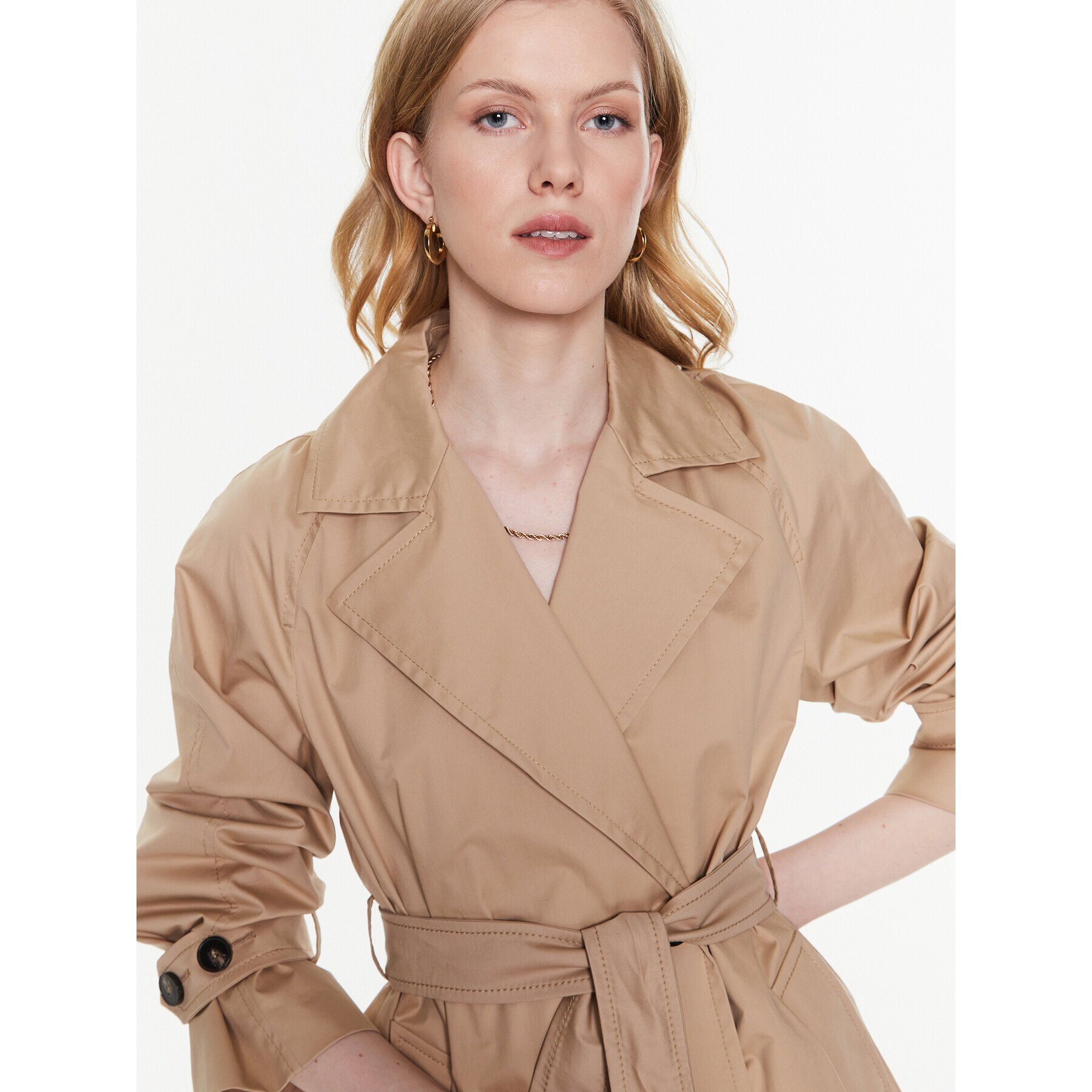 Marella Тренч Inchino 2330210731 Бежов Regular Fit - Pepit.bg