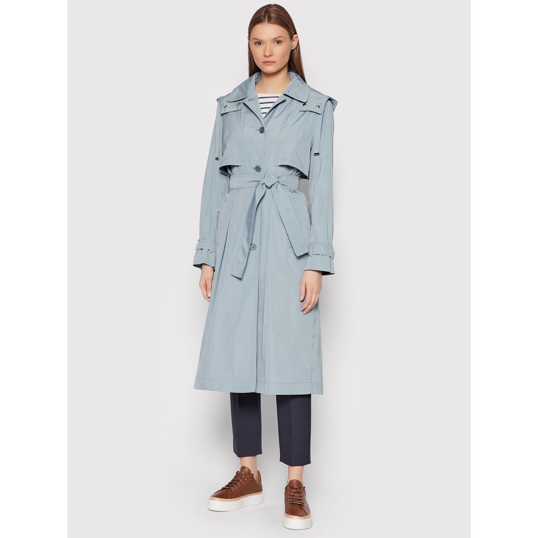 Marella Тренч Tilly 30210321 Син Regular Fit - Pepit.bg