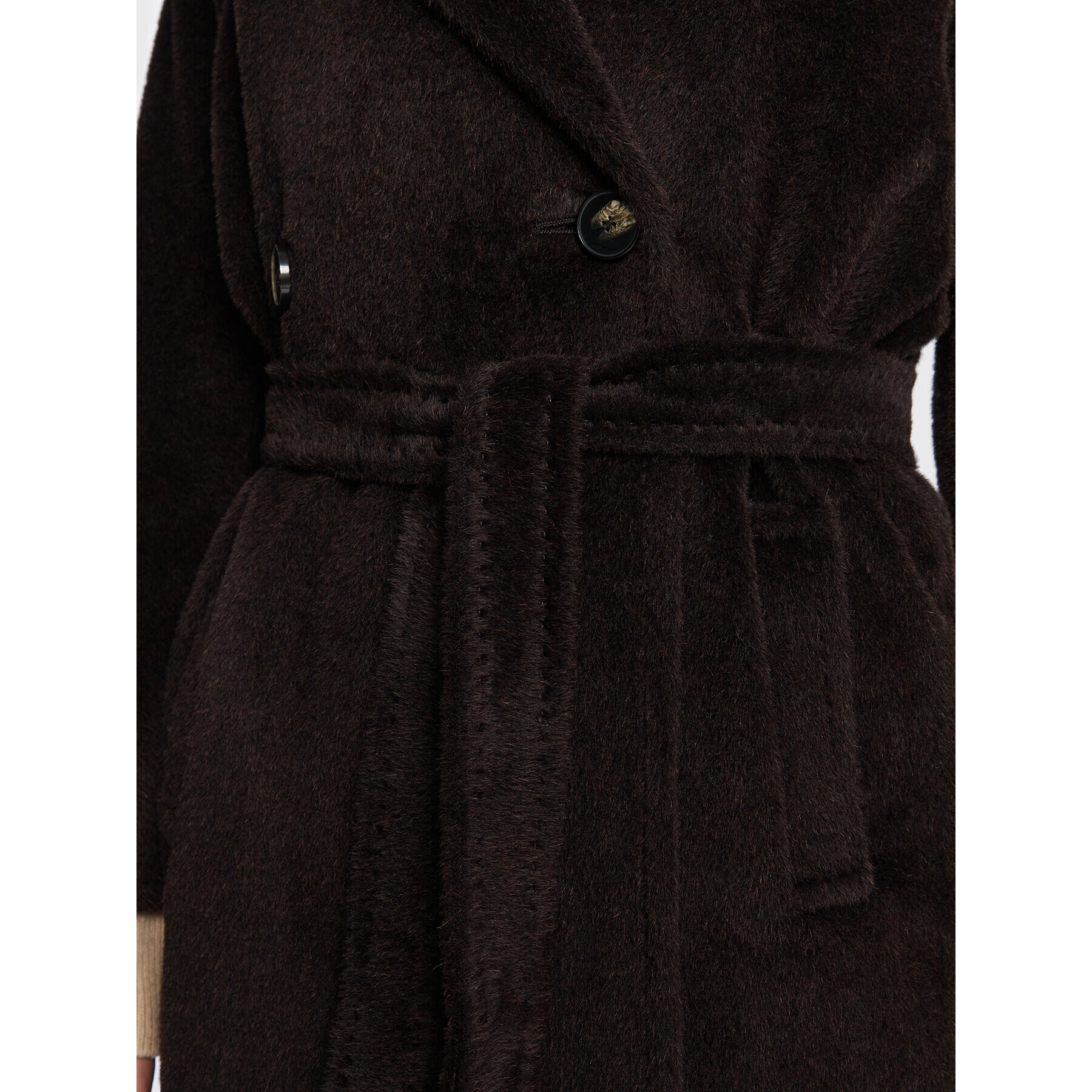 Marella Вълнено палто Alexia 30161326 Кафяв Regular Fit - Pepit.bg