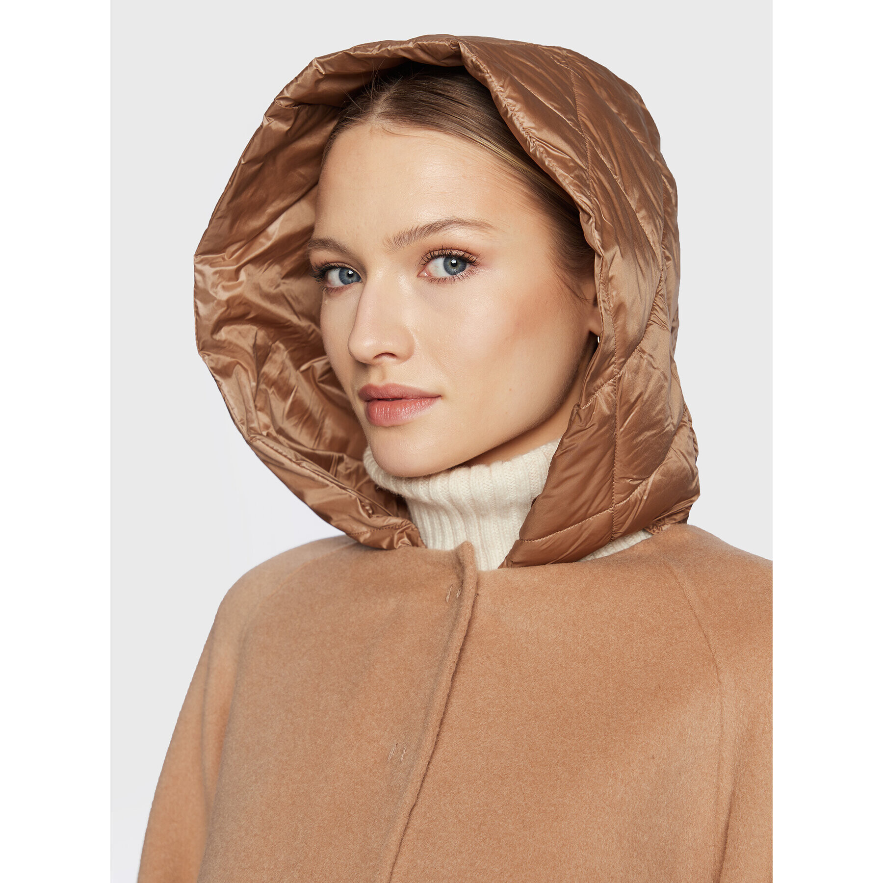 Marella Вълнено палто Era 30860227 Кафяв Regular Fit - Pepit.bg