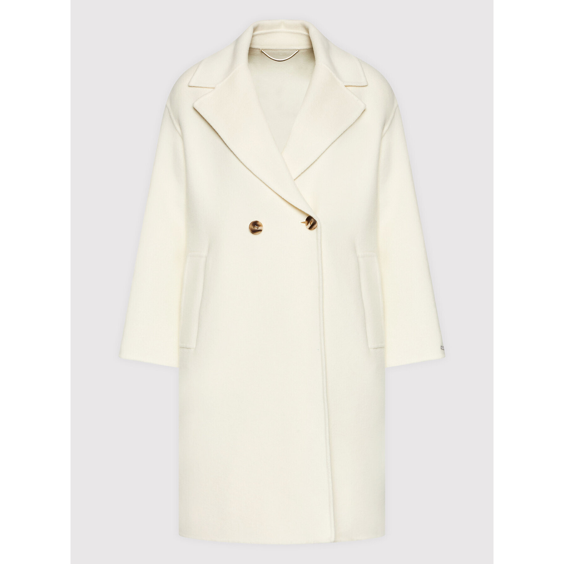 Marella Вълнено палто Harlem 30160628 Бежов Regular Fit - Pepit.bg