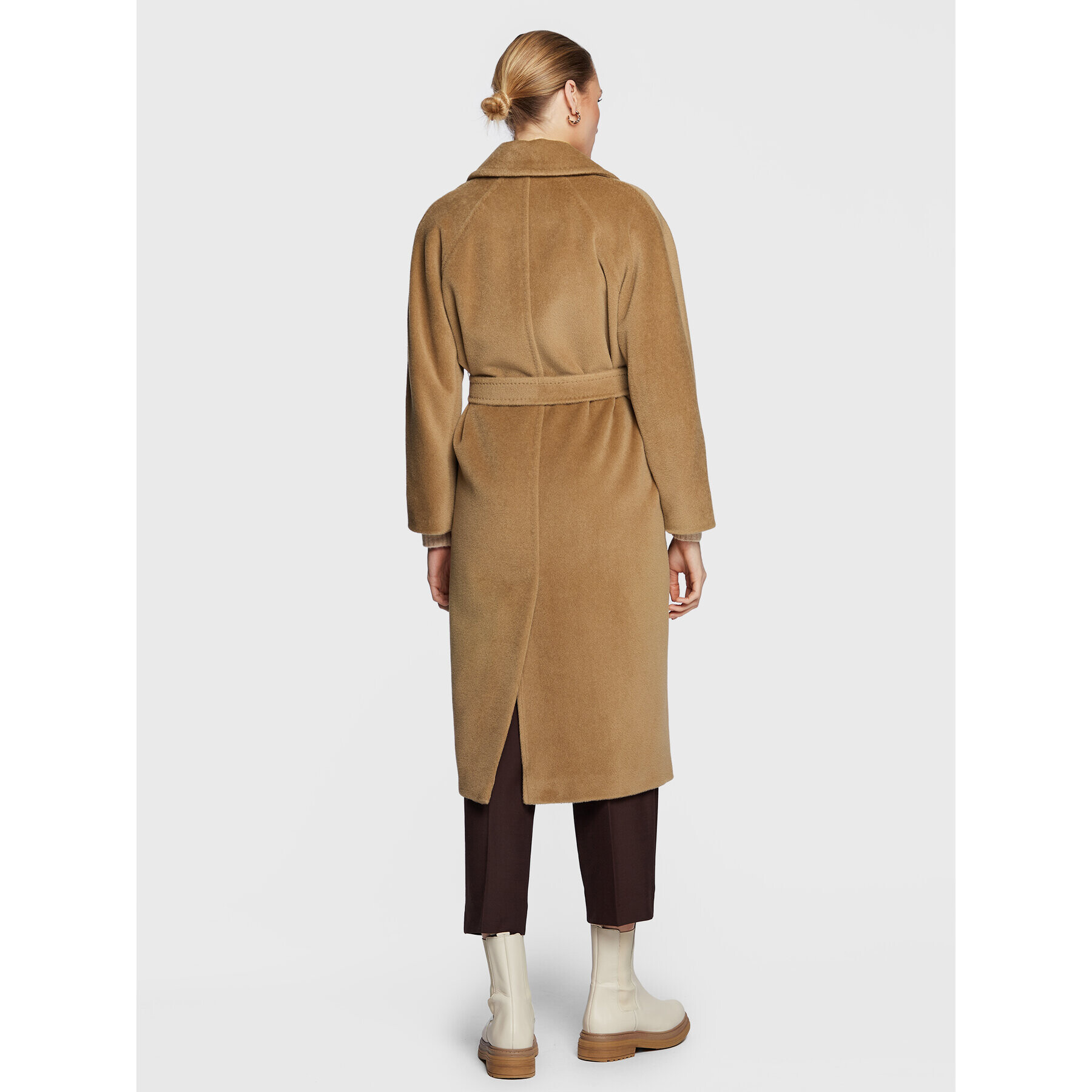Marella Вълнено палто Morfeo 30160926 Кафяв Regular Fit - Pepit.bg