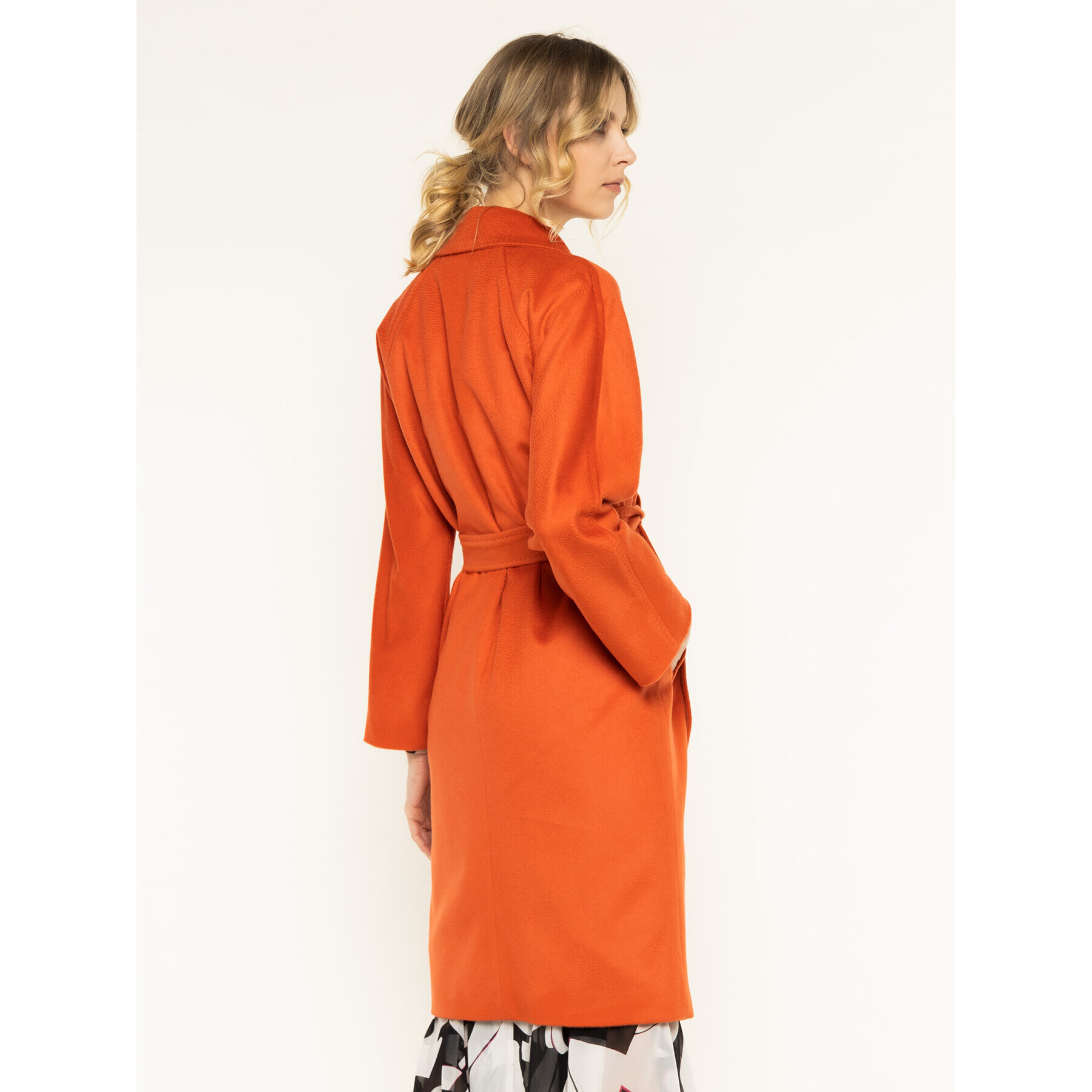 Marella Вълнено палто Ottawa 30161796 Червен Regular Fit - Pepit.bg