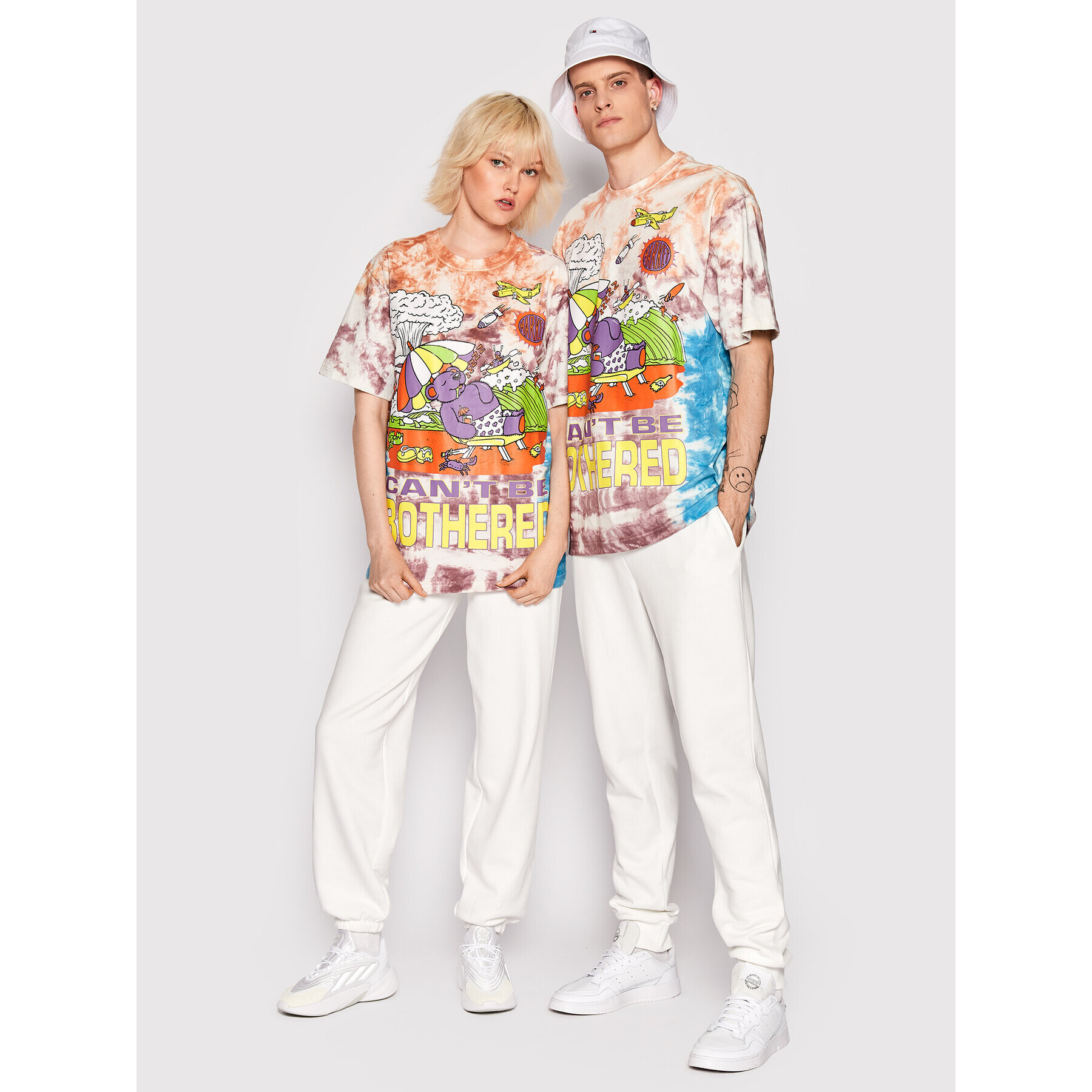 Market Тишърт Unisex Can't Be Bothered 399001103 Цветен Relaxed Fit - Pepit.bg