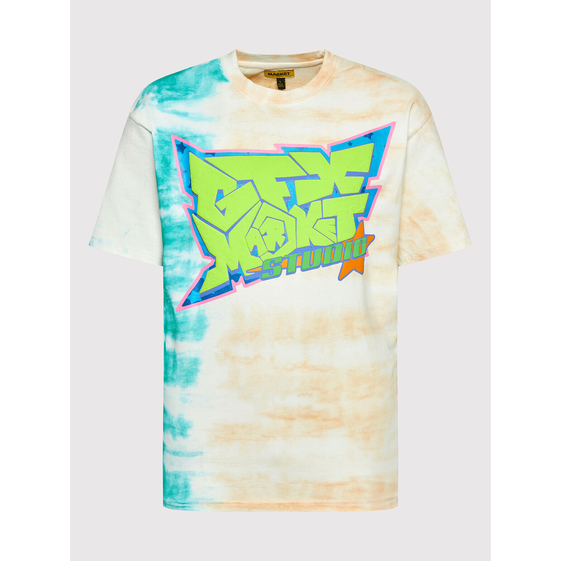 Market Тишърт Unisex Studio Tie Dye 399001076 Цветен Relaxed Fit - Pepit.bg