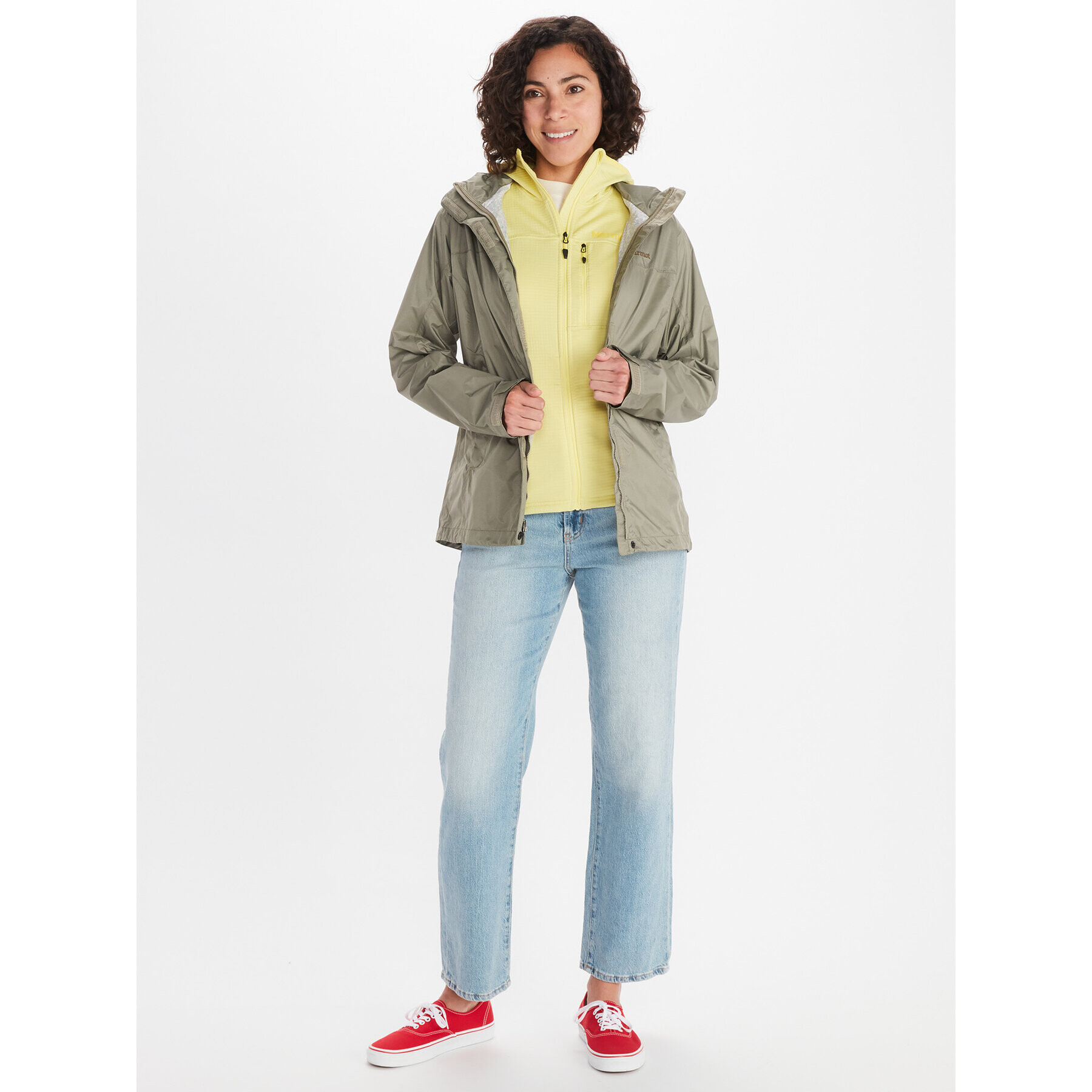 Marmot Яке за дъжд PreCip Eco Jacket 46700 Зелен Regular Fit - Pepit.bg