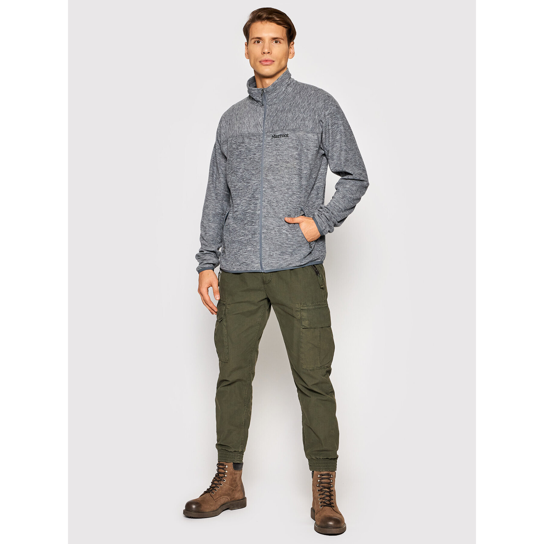 Marmot Полар 81810 Сив Regular Fit - Pepit.bg