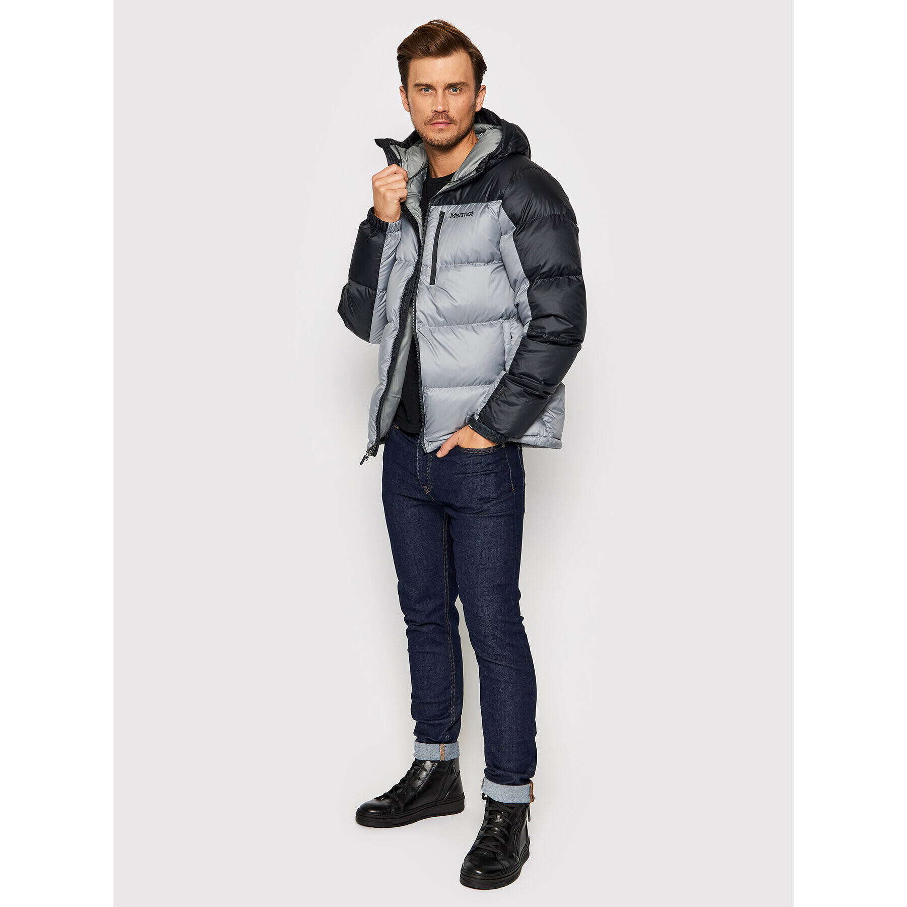 Marmot Пухено яке 73060 Сив Regular Fit - Pepit.bg