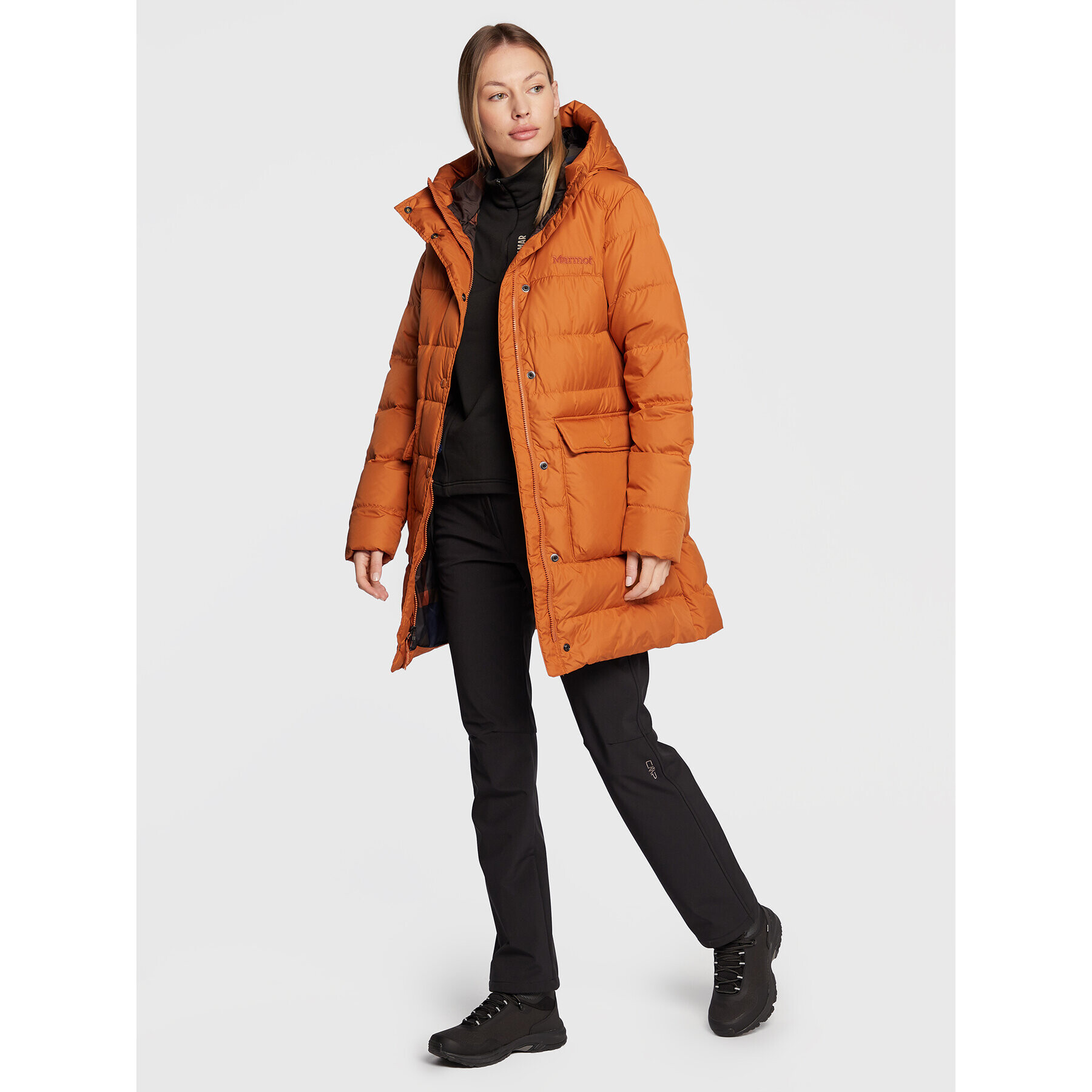 Marmot Пухено яке 13170 Меден Regular Fit - Pepit.bg