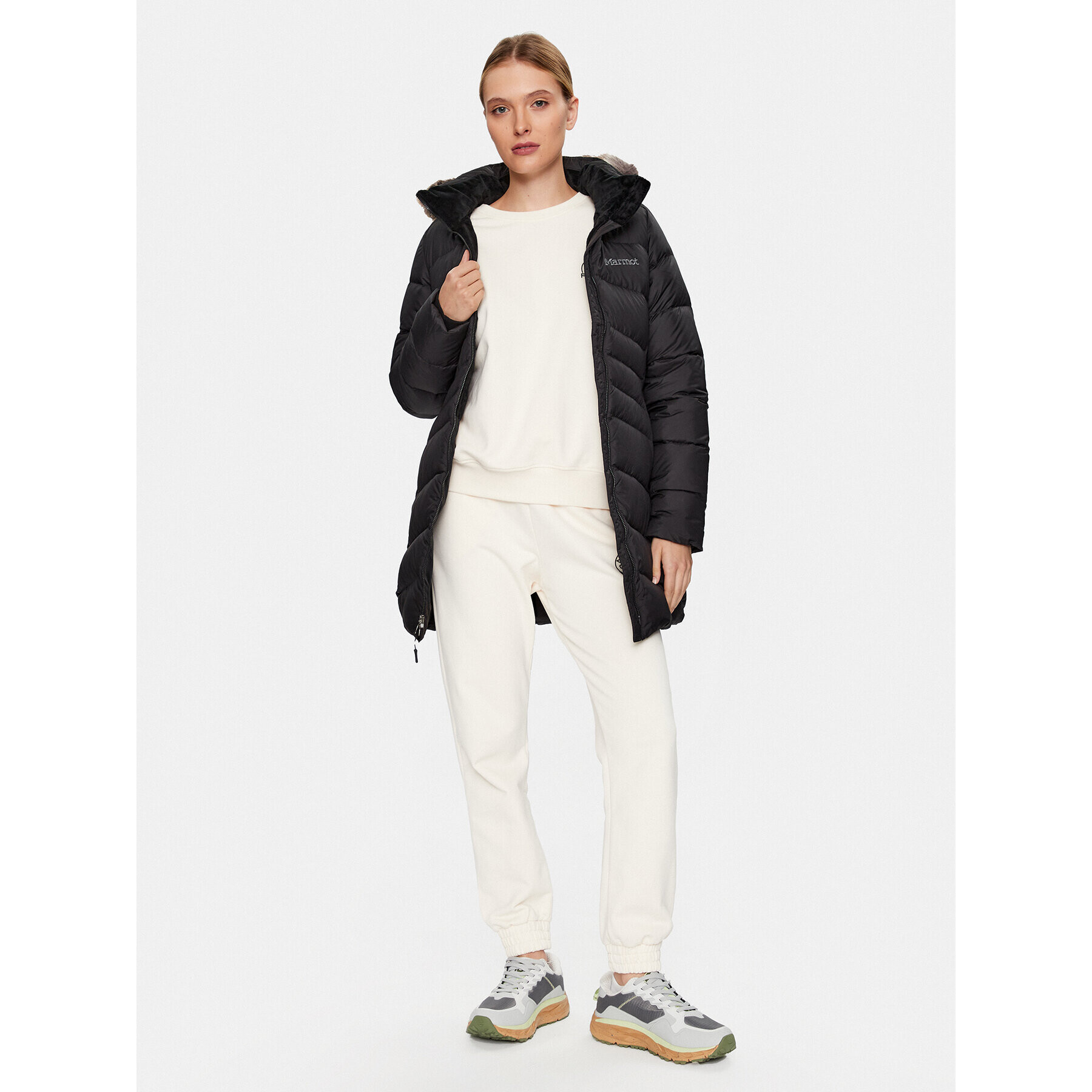 Marmot Пухено яке 78570 Черен Regular Fit - Pepit.bg