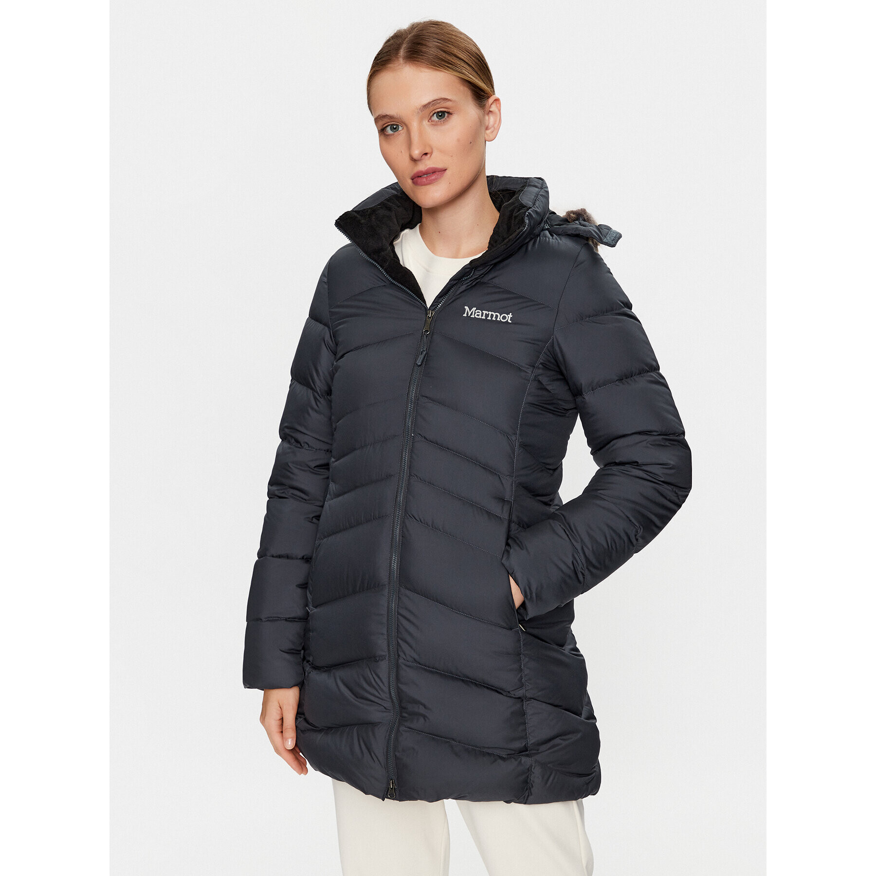 Marmot Пухено яке 78570 Сив Regular Fit - Pepit.bg