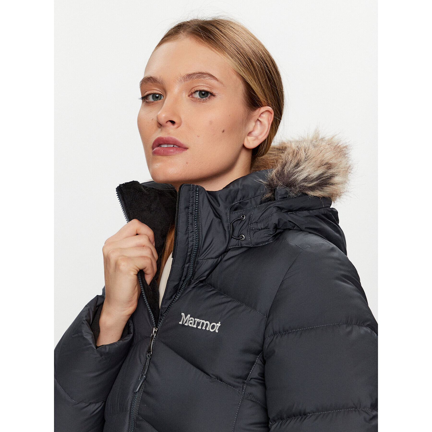 Marmot Пухено яке 78570 Сив Regular Fit - Pepit.bg