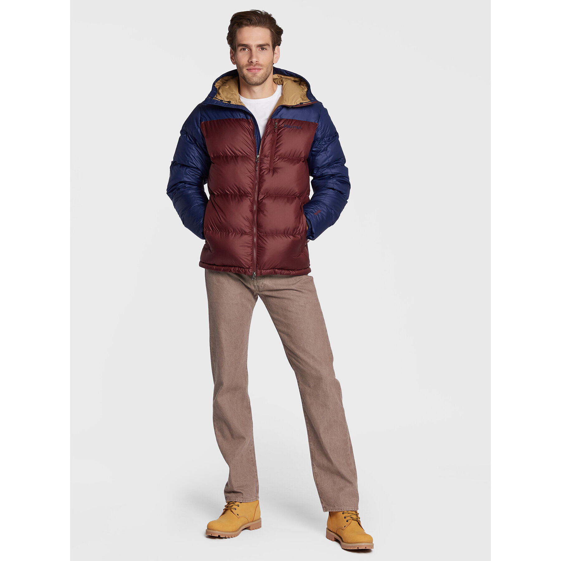 Marmot Пухено яке Guides 73060 Бордо Regular Fit - Pepit.bg