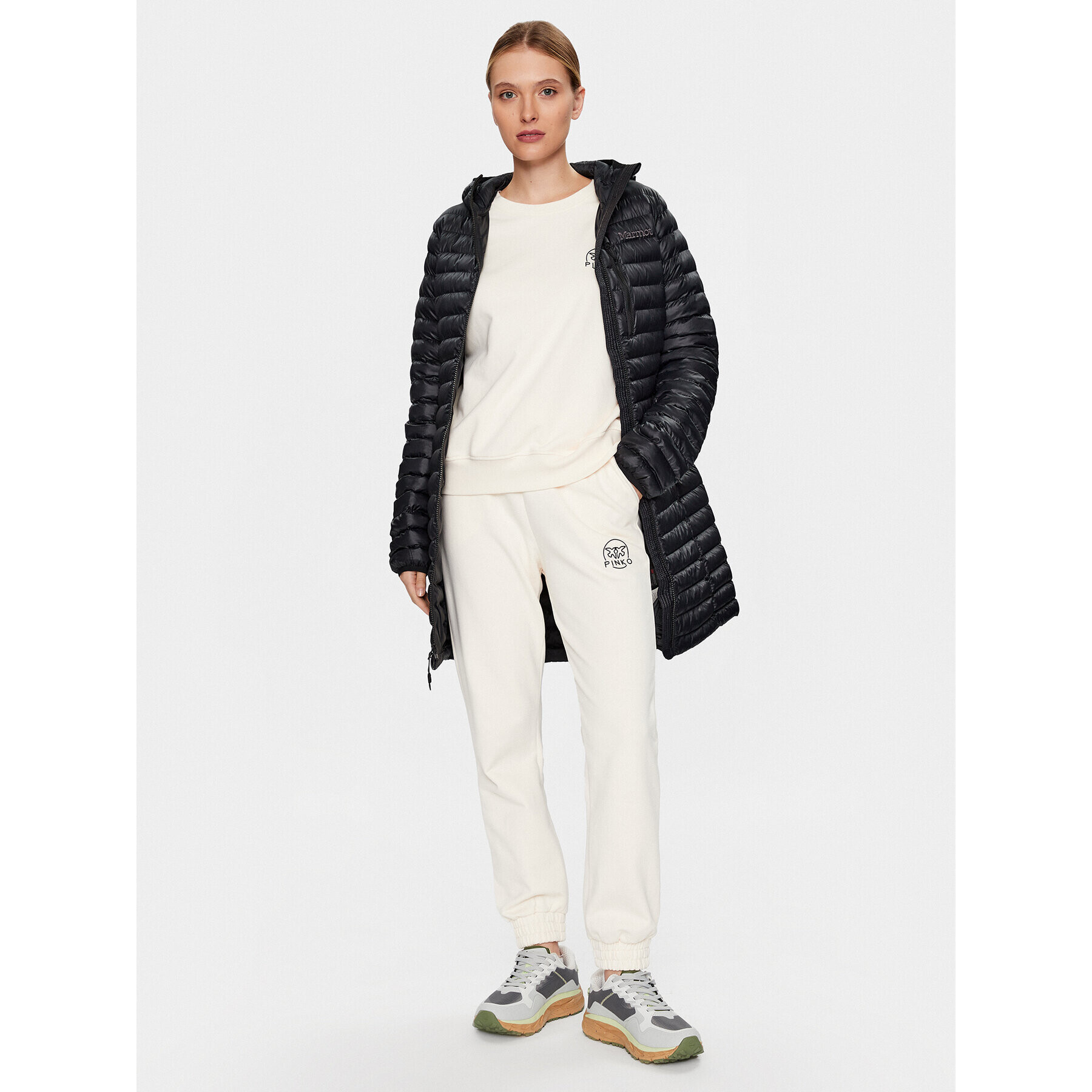 Marmot Пухено яке M13215 Черен Regular Fit - Pepit.bg