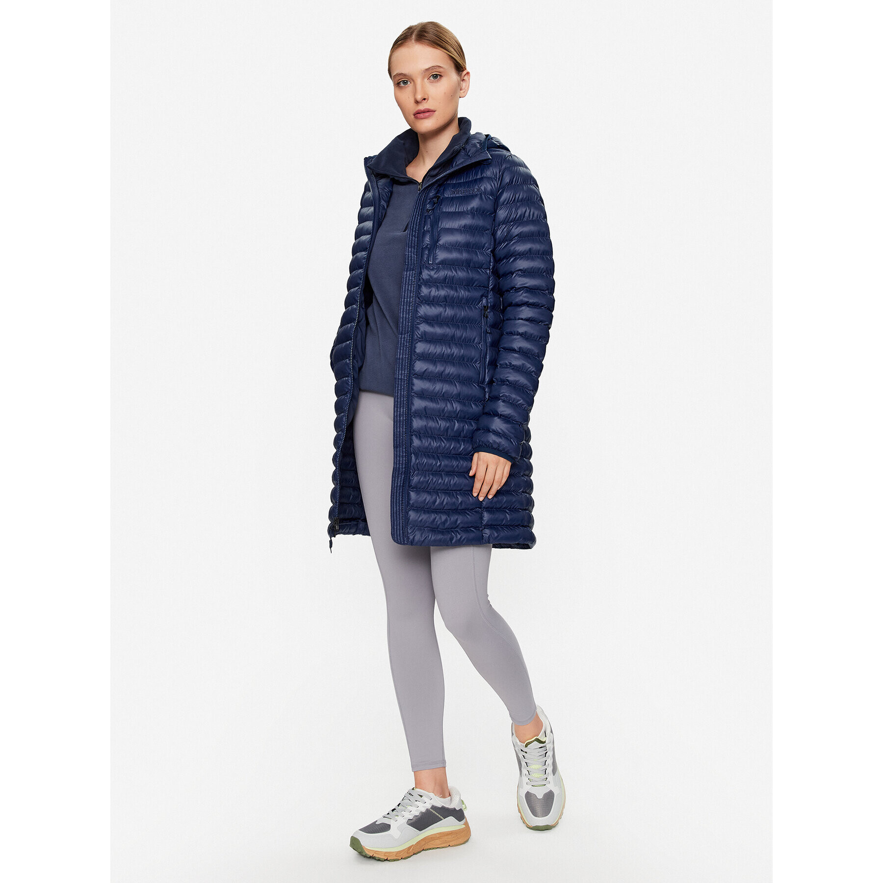 Marmot Пухено яке M13215 Тъмносин Regular Fit - Pepit.bg