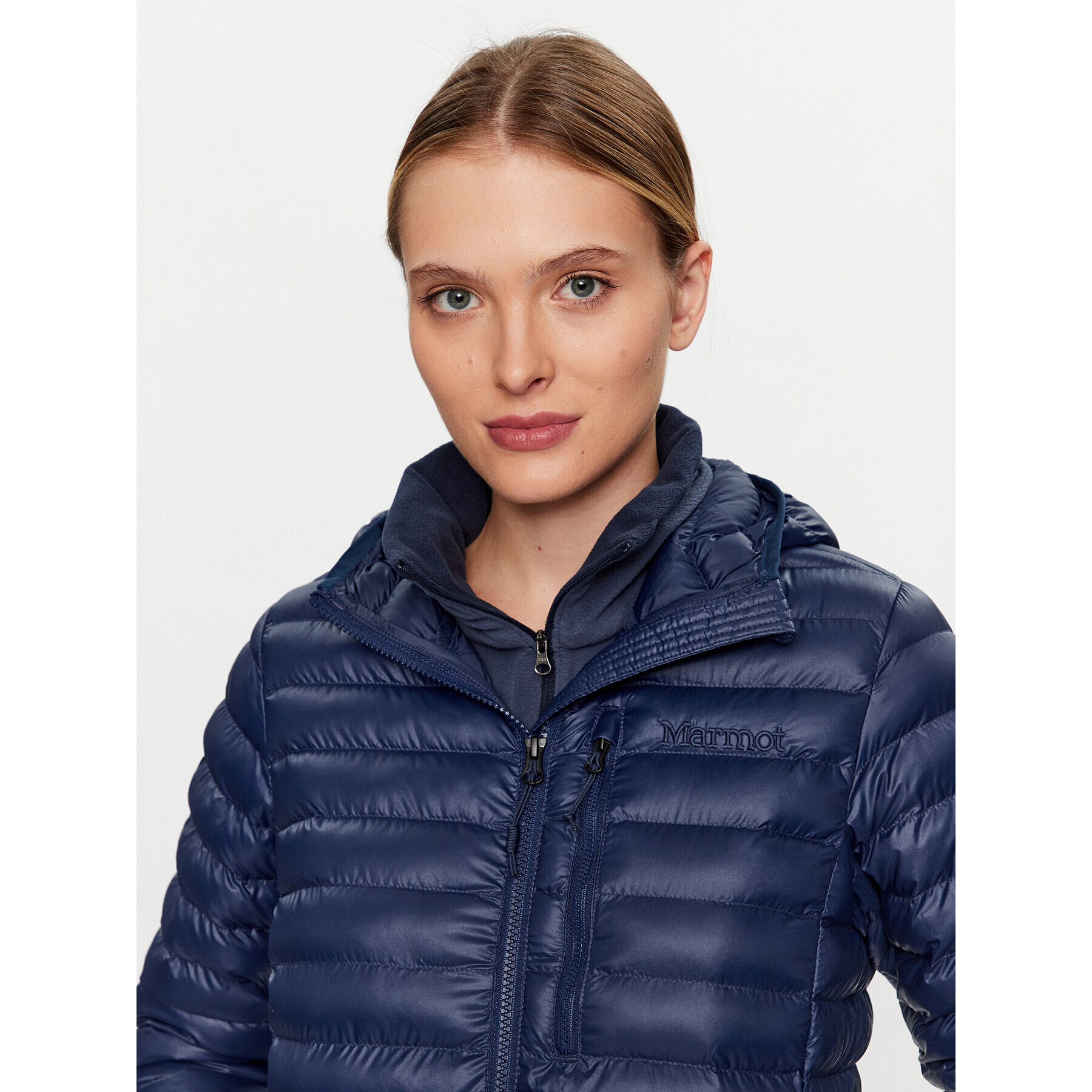 Marmot Пухено яке M13215 Тъмносин Regular Fit - Pepit.bg
