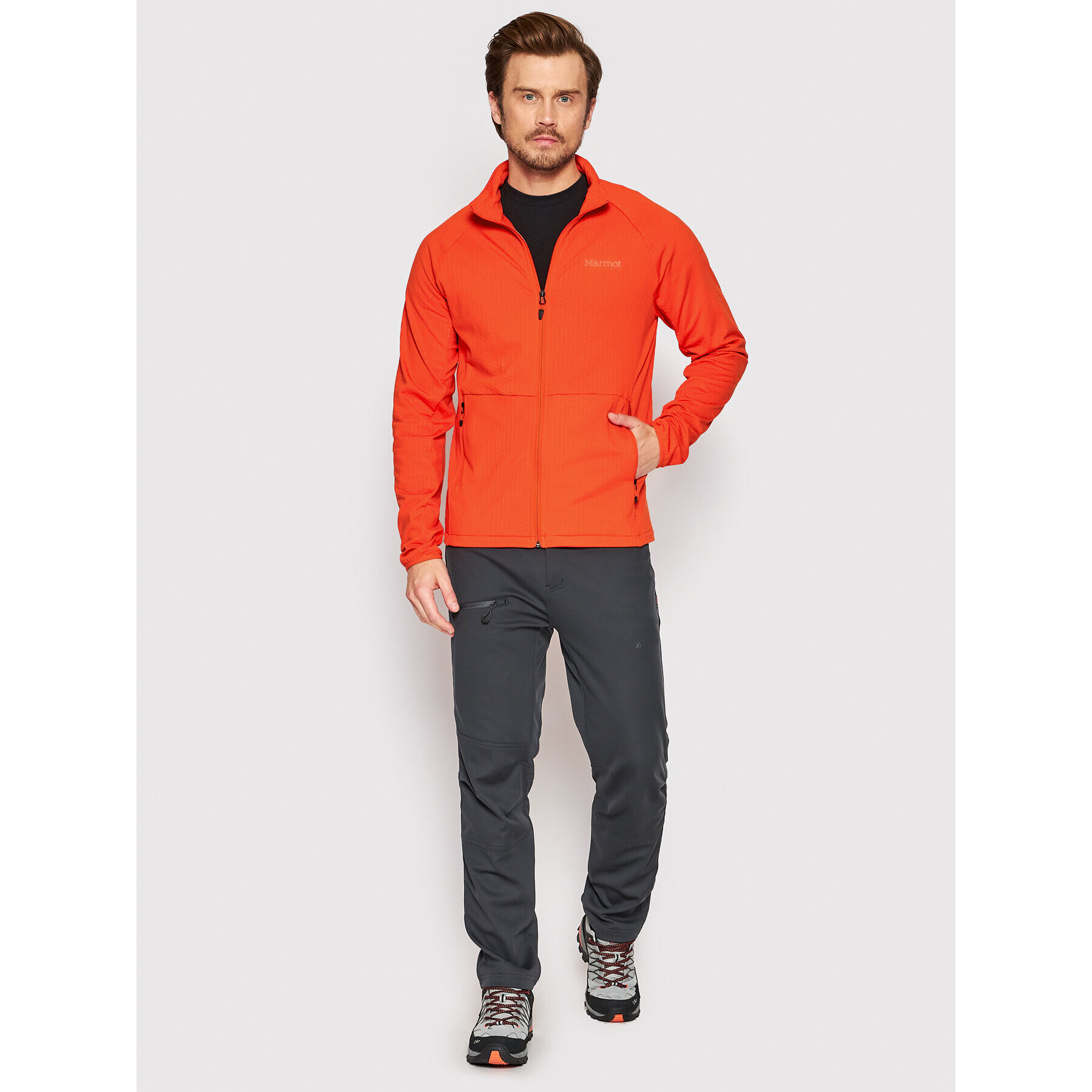 Marmot Суитшърт 12770 Оранжев Regular Fit - Pepit.bg