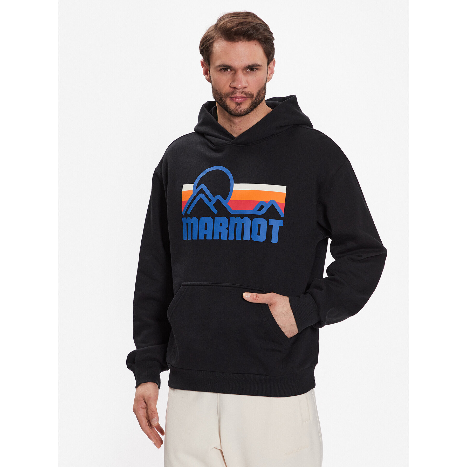 Marmot Суитшърт Coastal Hoody M14258 Черен Regular Fit - Pepit.bg