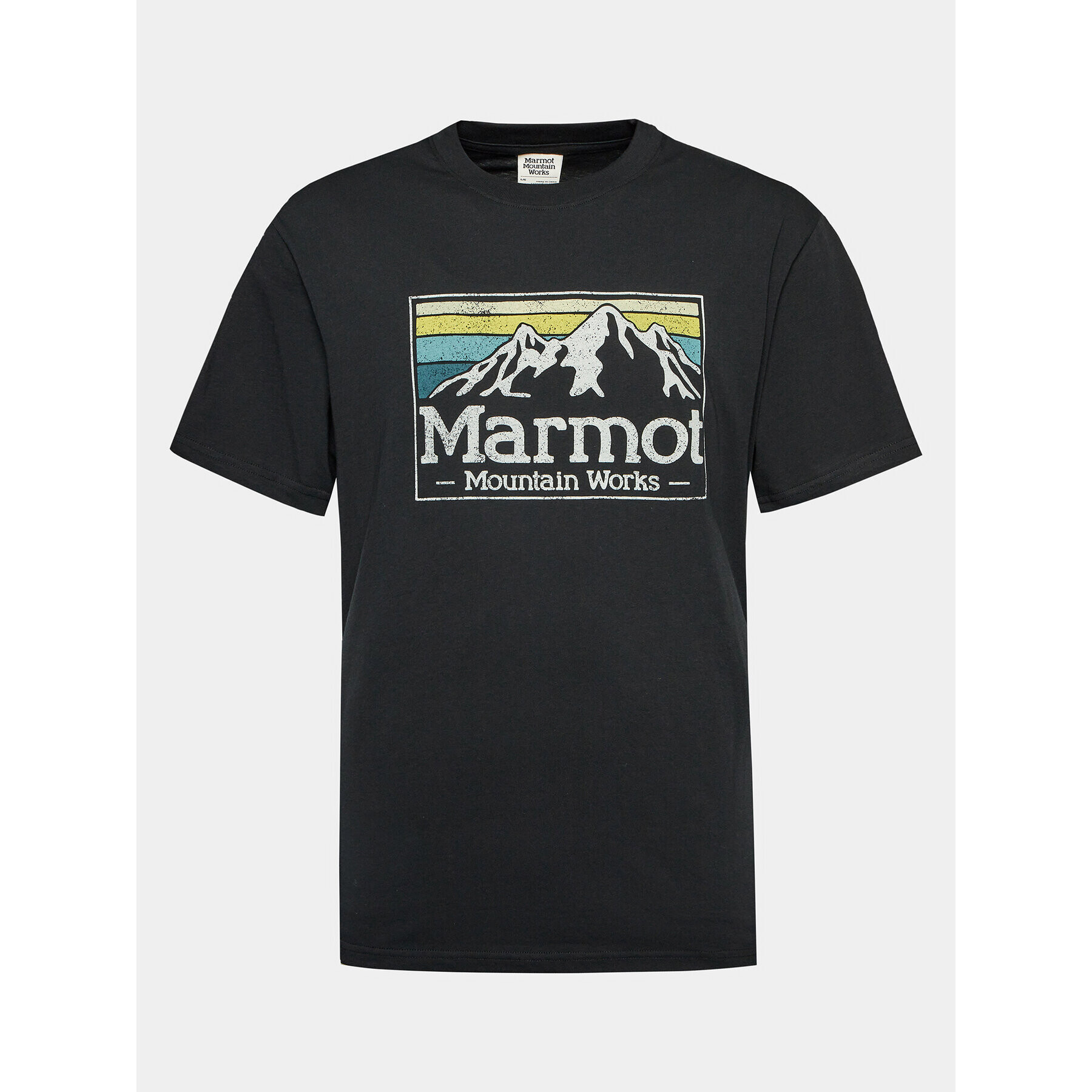 Marmot Тишърт MMW Gradient M14823 Черен Regular Fit - Pepit.bg