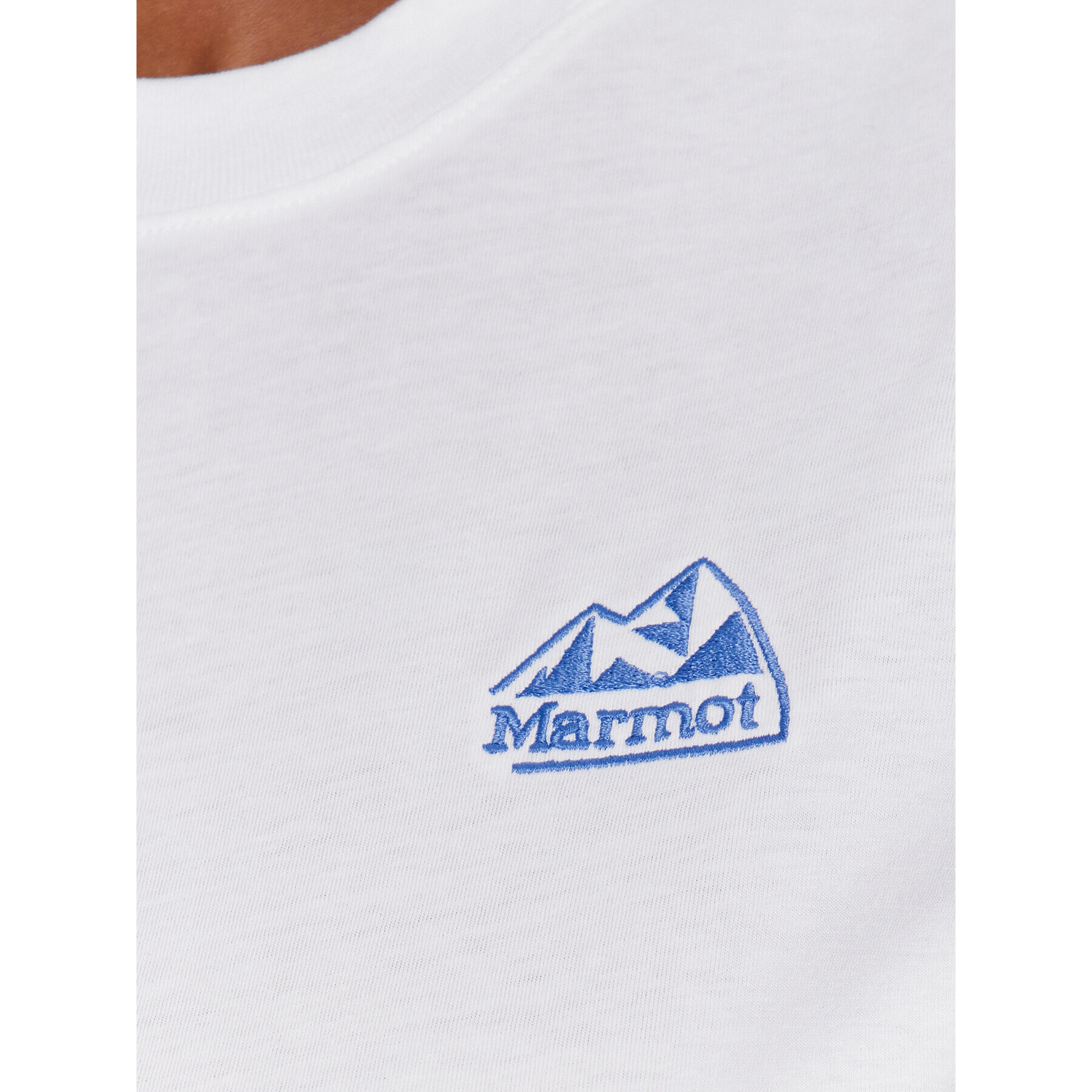 Marmot Тишърт Peaks Tee SS M14415 Бял Regular Fit - Pepit.bg