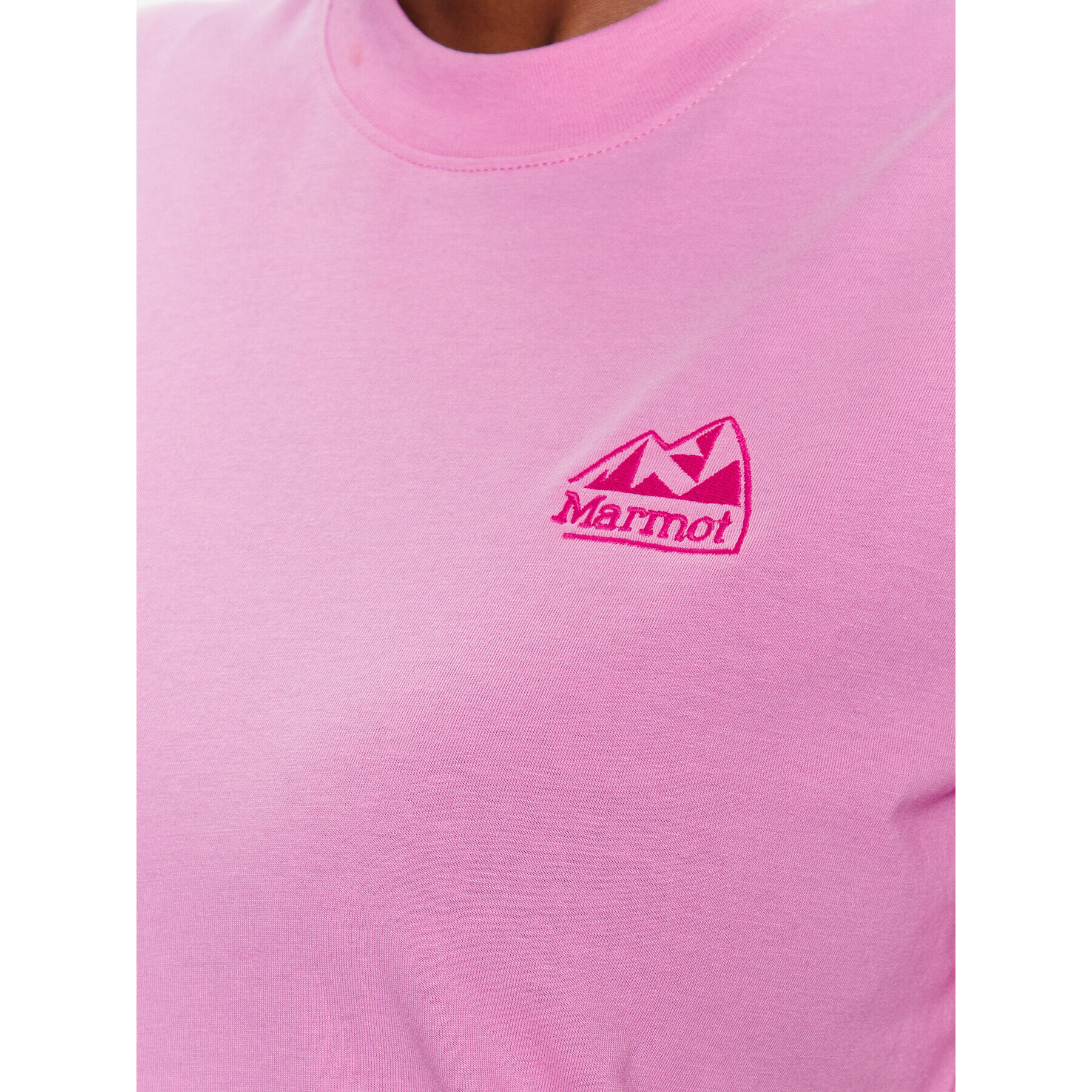 Marmot Тишърт Peaks Tee SS M14415 Розов Regular Fit - Pepit.bg