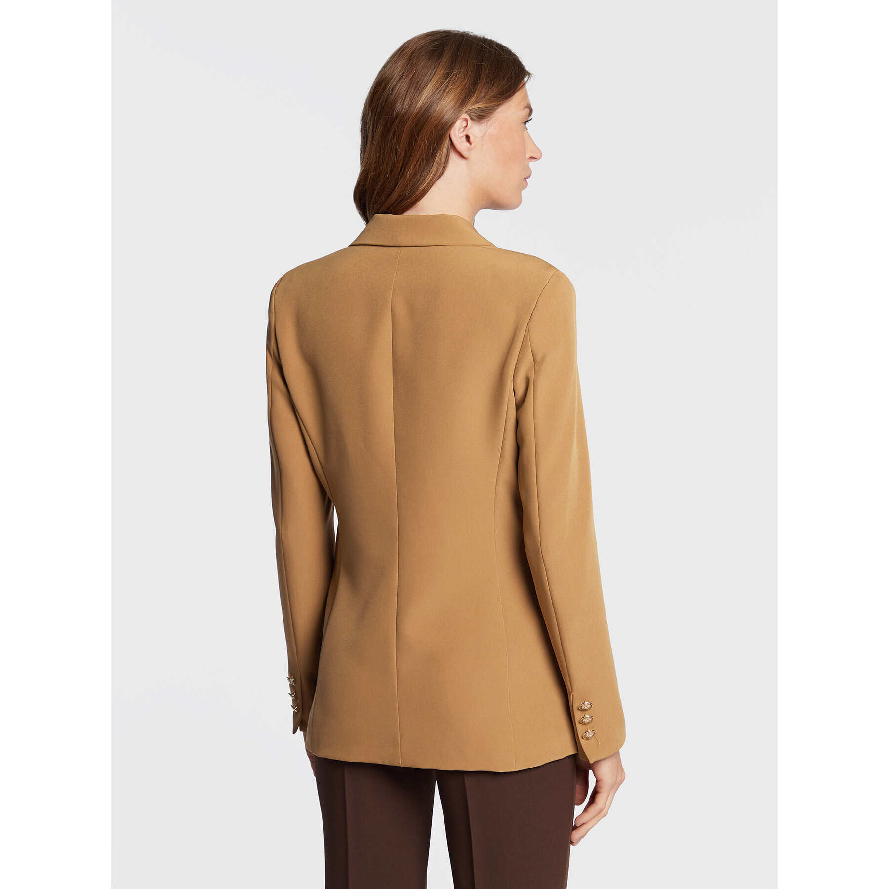 Maryley Блейзър 22IB104/41CA Бежов Slim Fit - Pepit.bg