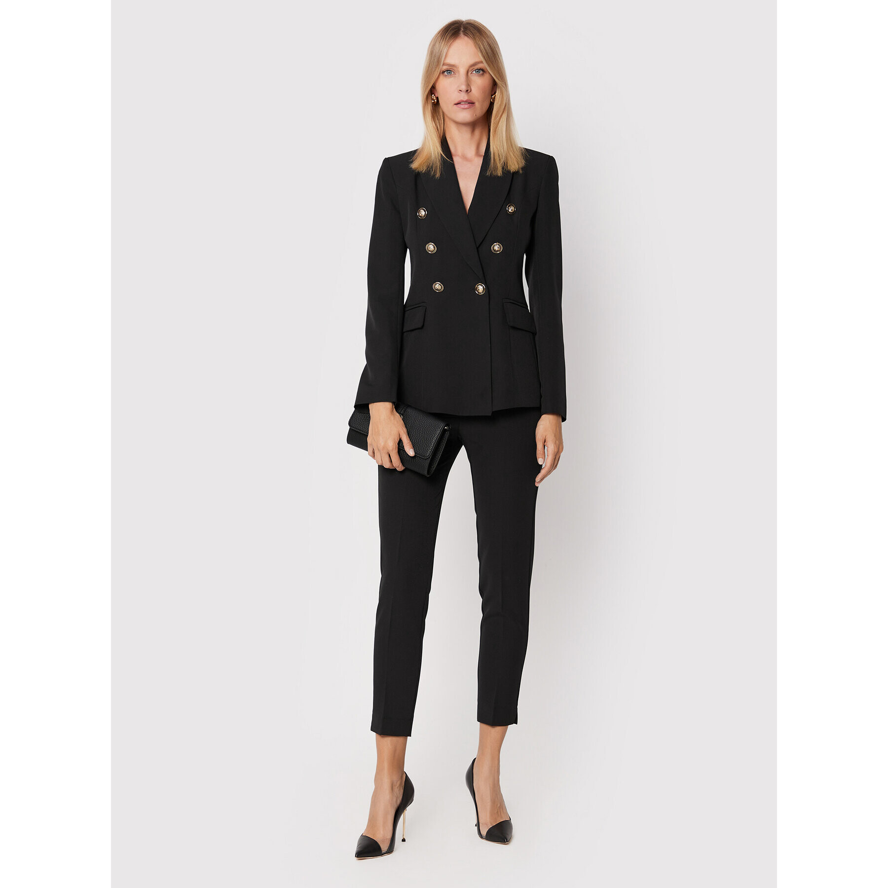 Maryley Чино панталони 22IB52Z/41NE Черен Regular Fit - Pepit.bg
