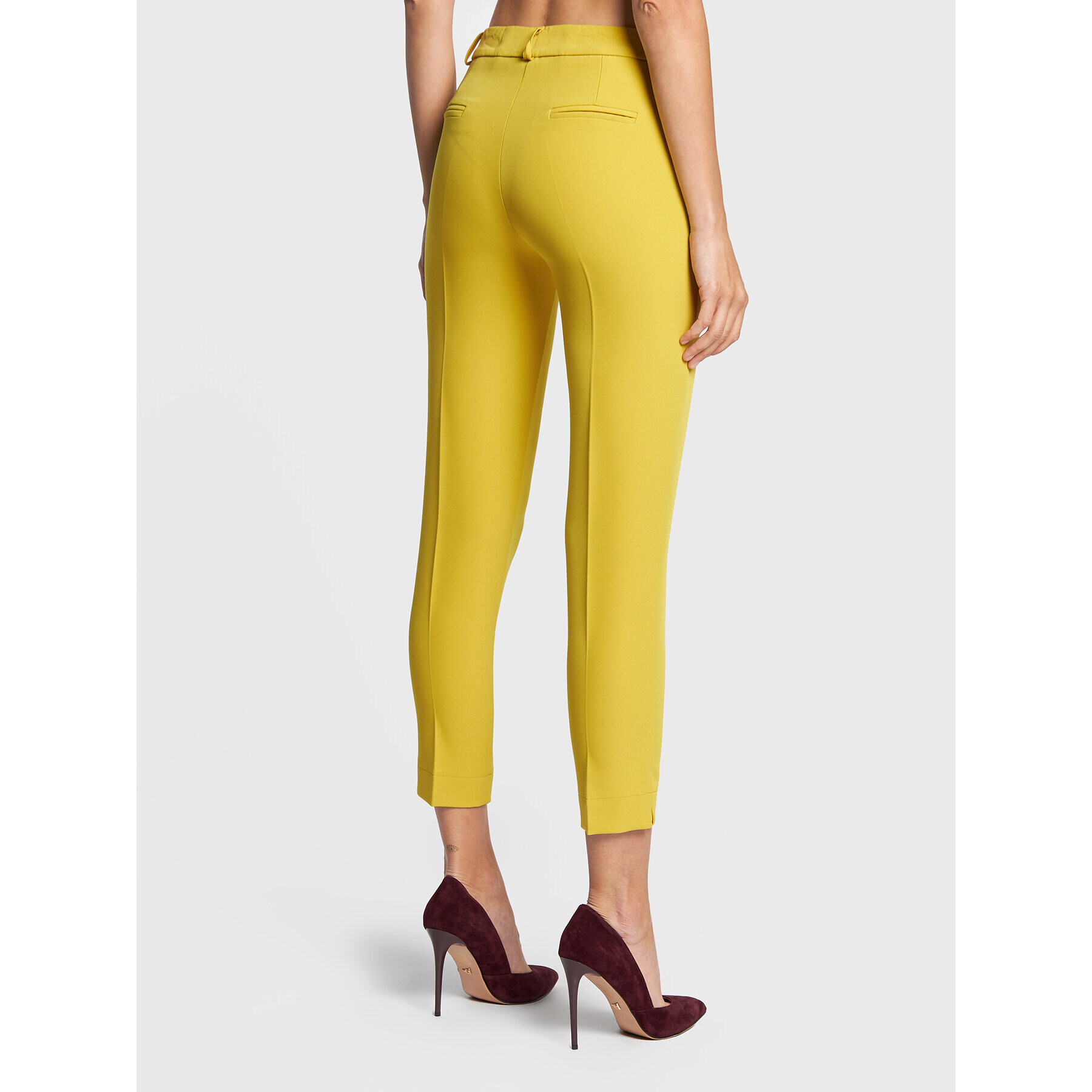 Maryley Чино панталони 22IB52Z/41OC Жълт Regular Fit - Pepit.bg
