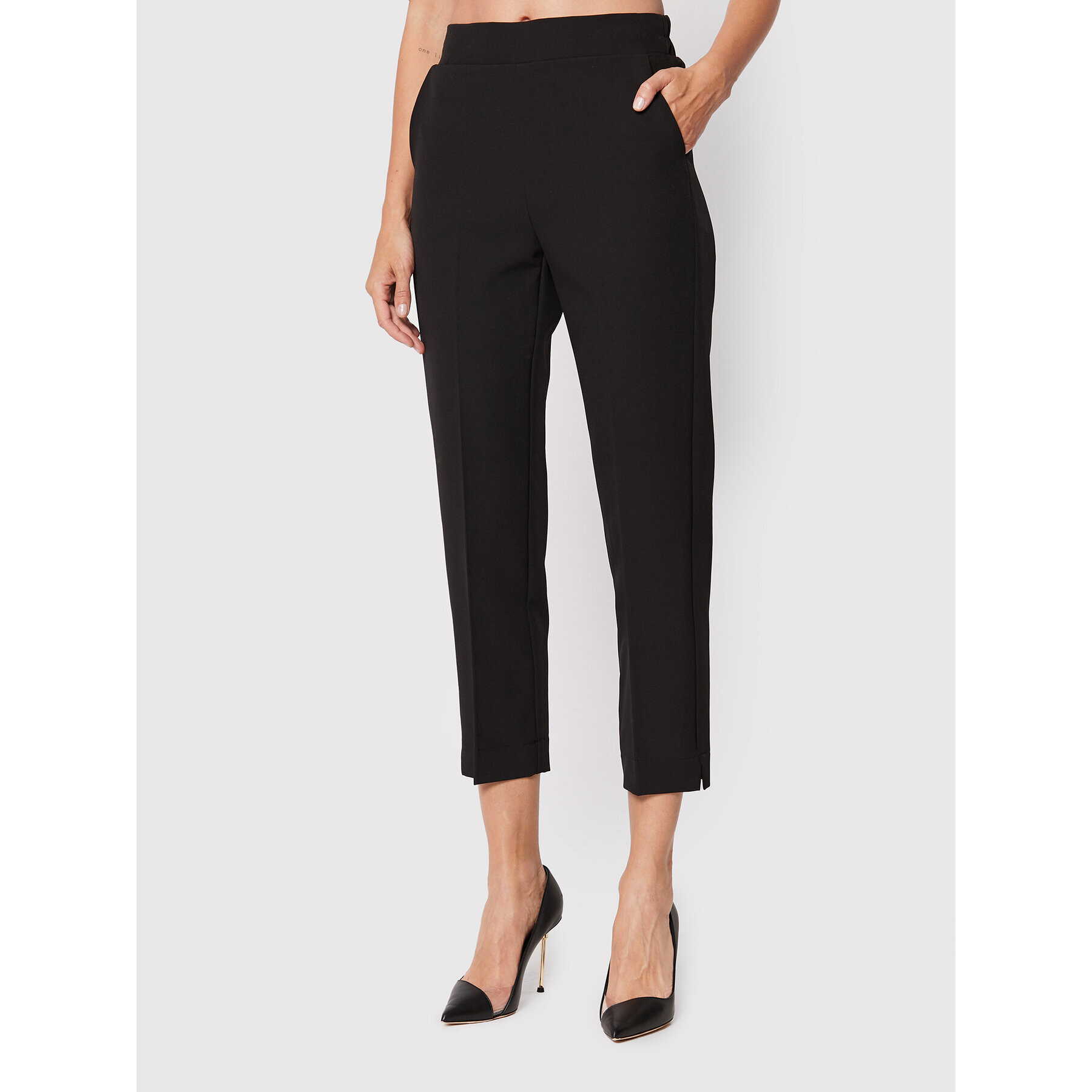 Maryley Чино панталони 22IB616/41NE Черен Regular Fit - Pepit.bg