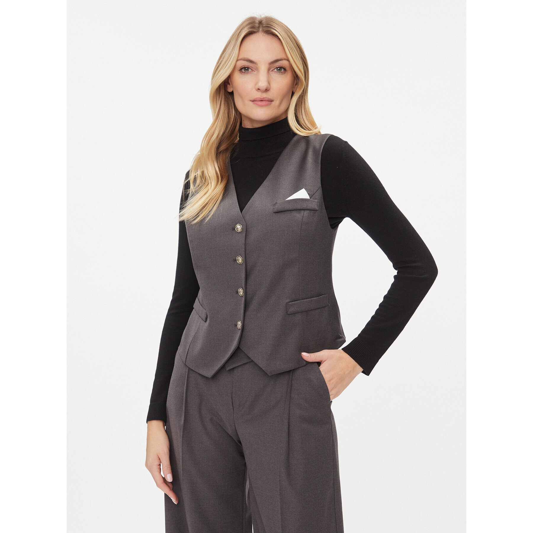 Maryley Елек 23IB140/52GR Сив Slim Fit - Pepit.bg