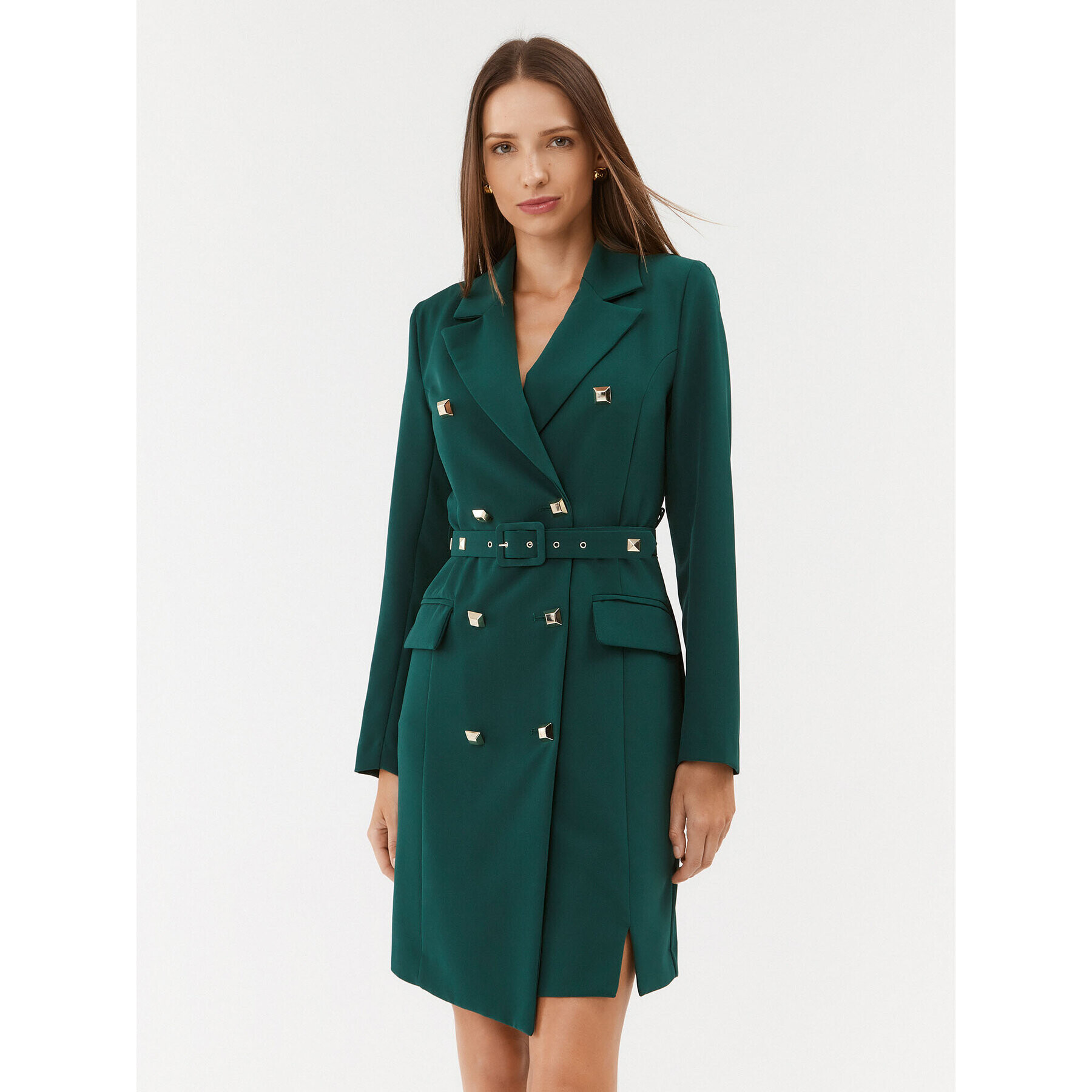 Maryley Ежедневна рокля 23IB372/41BO Зелен Regular Fit - Pepit.bg