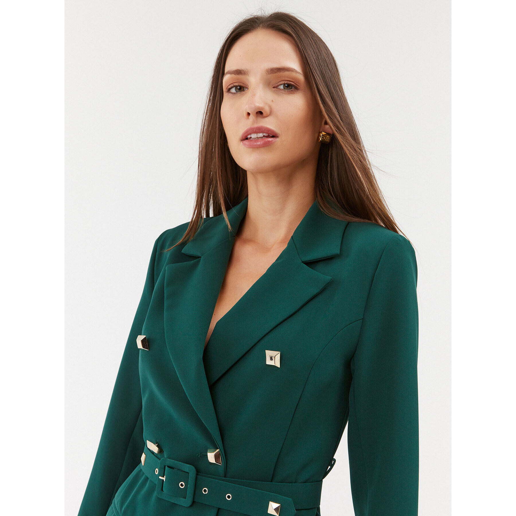Maryley Ежедневна рокля 23IB372/41BO Зелен Regular Fit - Pepit.bg